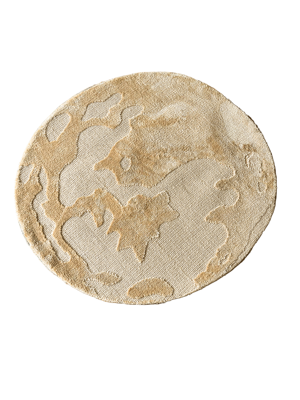 Cream Moon Machine Tufted Custom Rug by THE DRIP CO. RUGS
