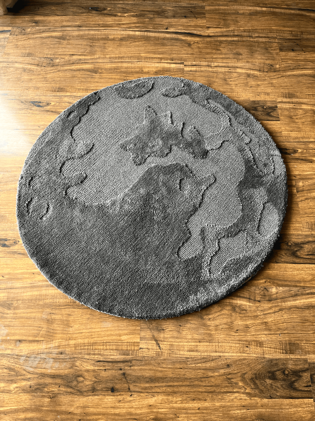 Grey Moon Machine Tufted Rug by THE DRIP CO. RUGS