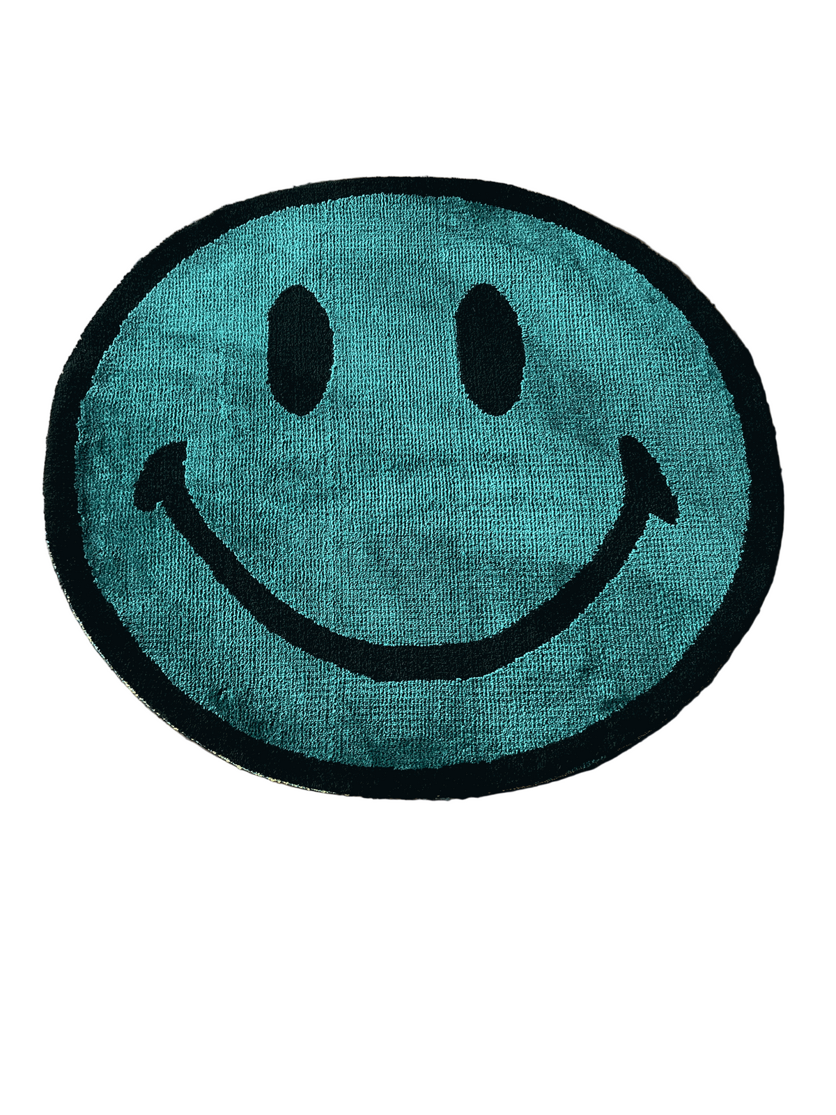 Green Smile Machine Tufted Custom Rug by THE DRIP CO. RUGS