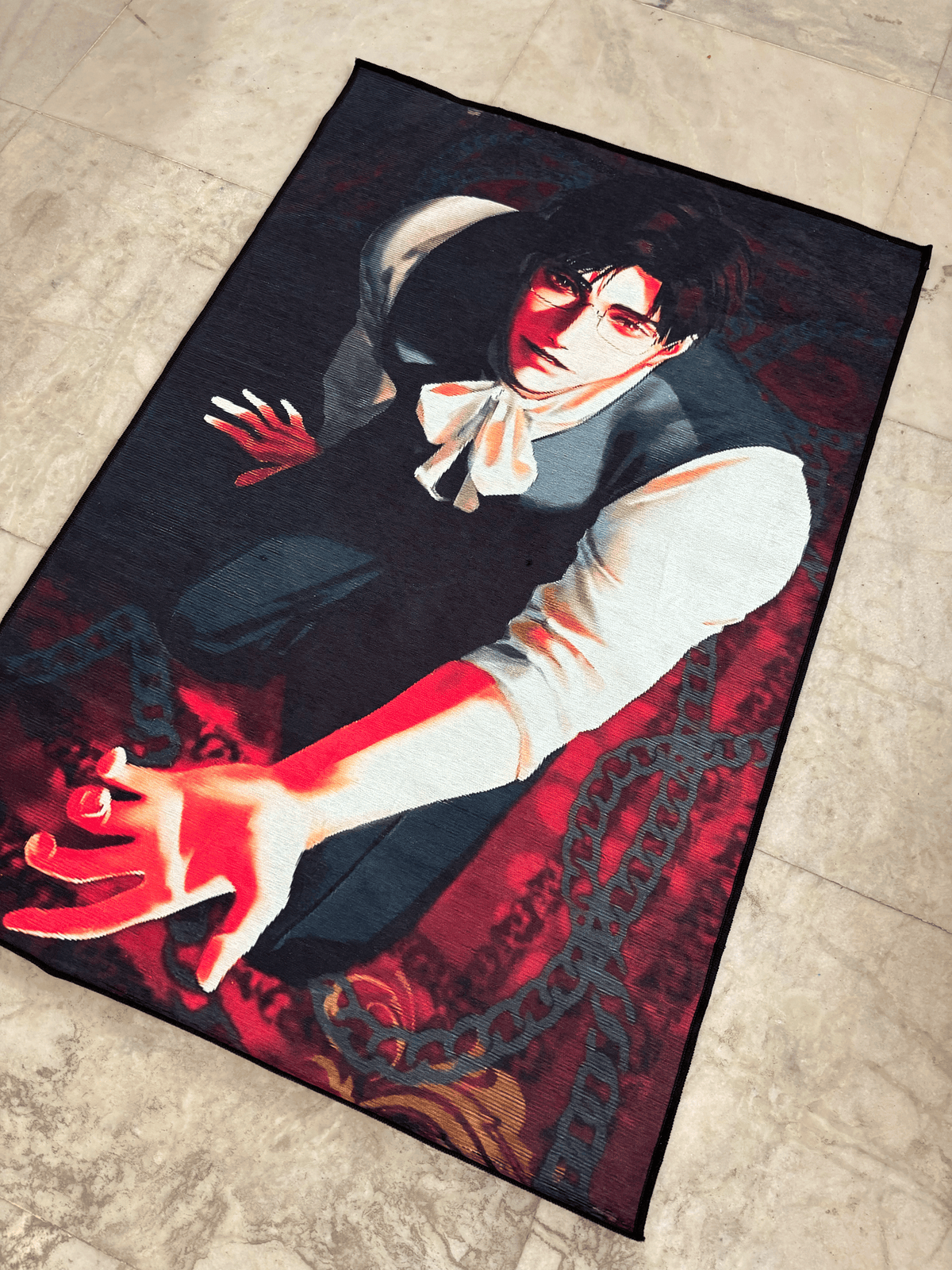 Servant sitting Washable  Custom Rug by THE DRIP CO. RUGS