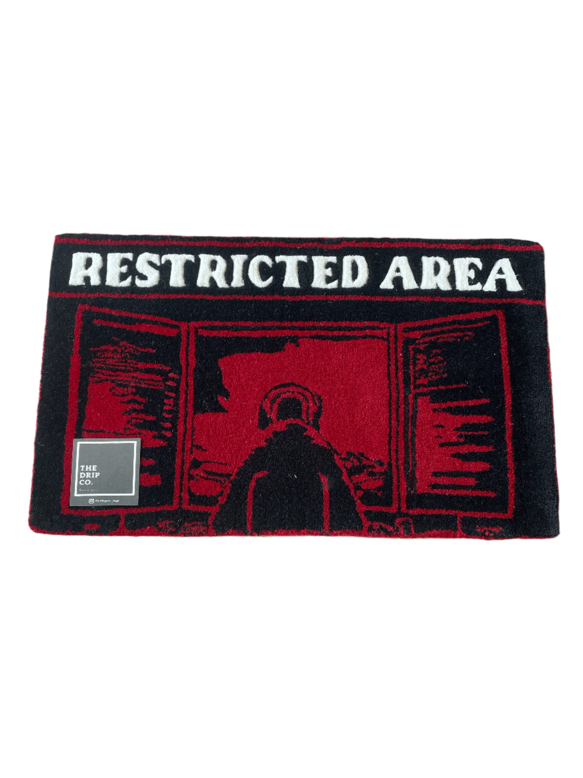 Restricted Area  Custom Rug By The Drip Co. by THE DRIP CO. RUGS
