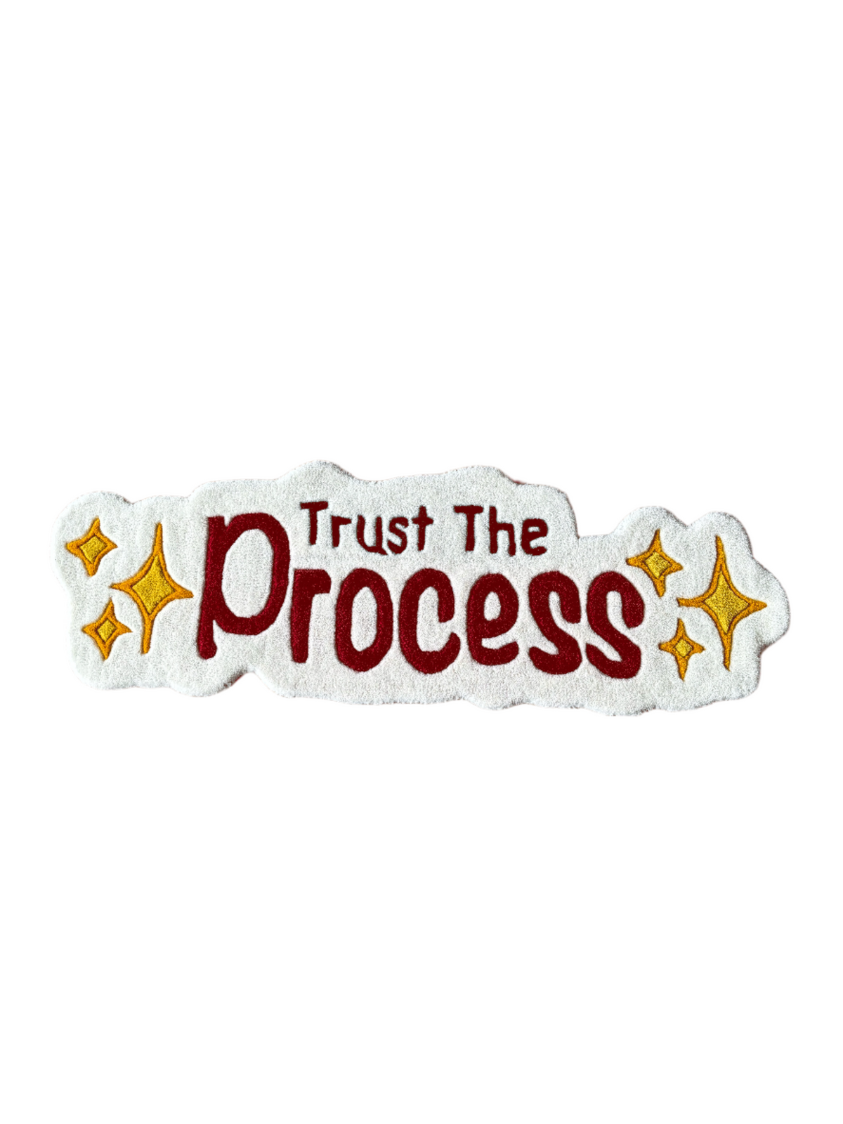 Trust The Process Hand tufted Custom Rug by THE DRIP CO. RUGS