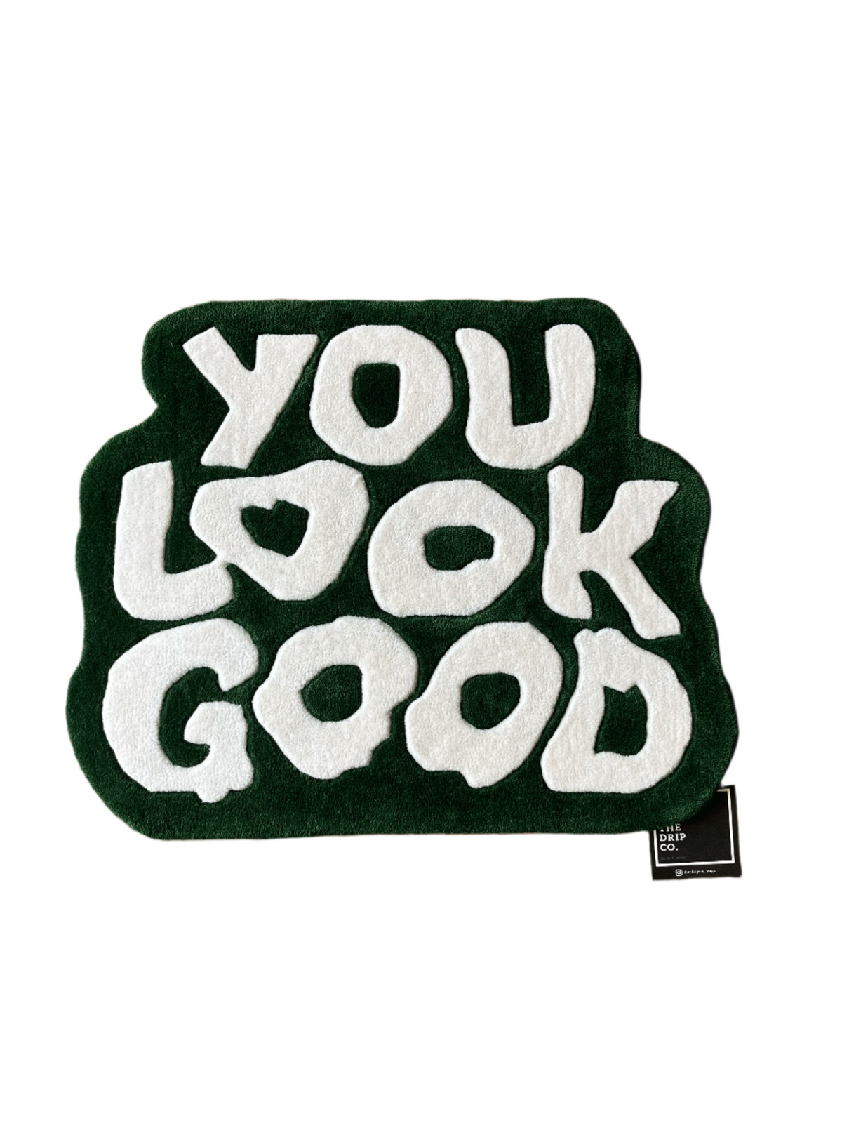 You Look Good Hand Tufted  Custom Rug by THE DRIP CO. RUGS