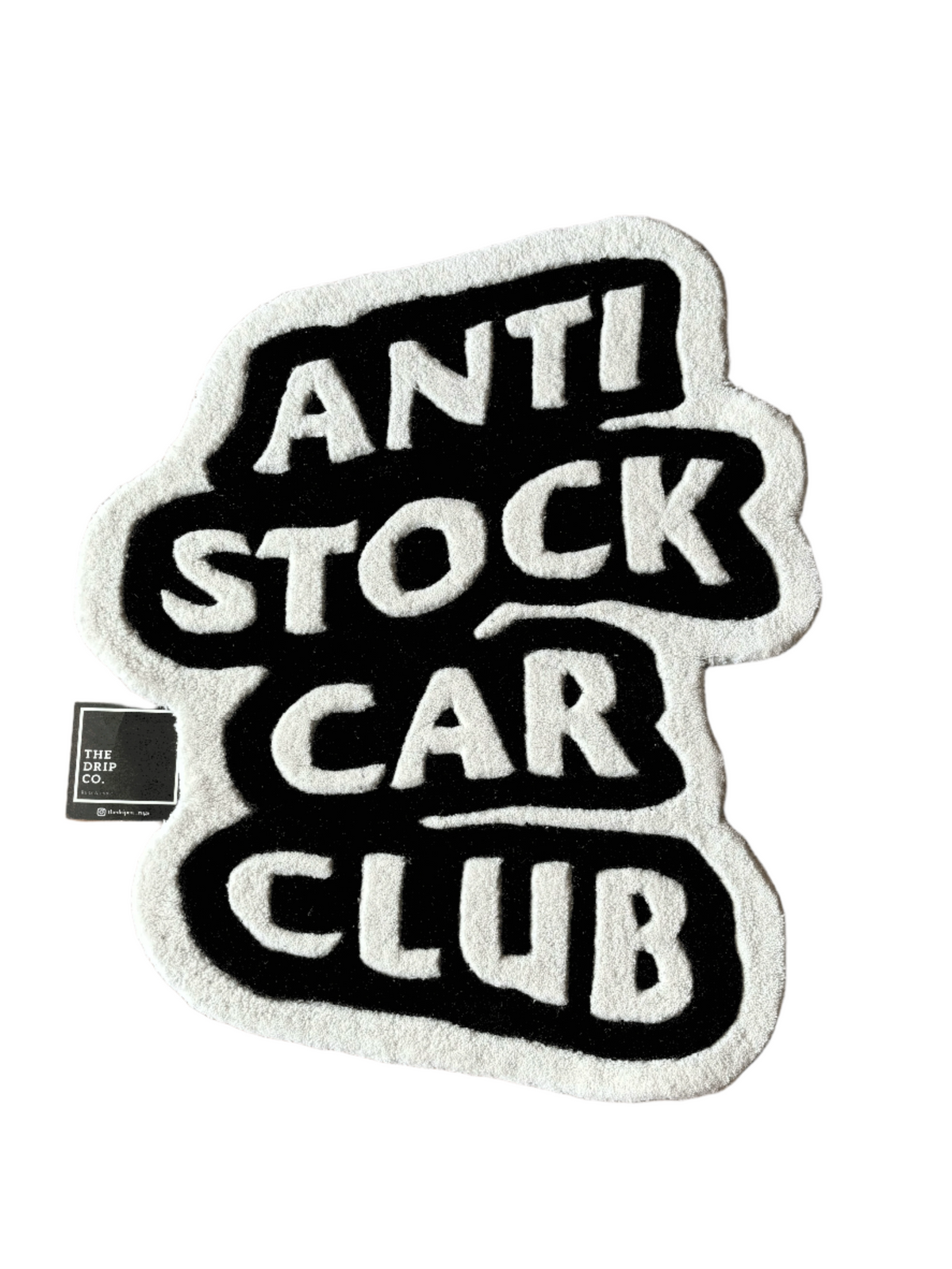 Anti Stock Car Club Hand Tufted Custom Rug by The Drip Co. by THE DRIP CO. RUGS
