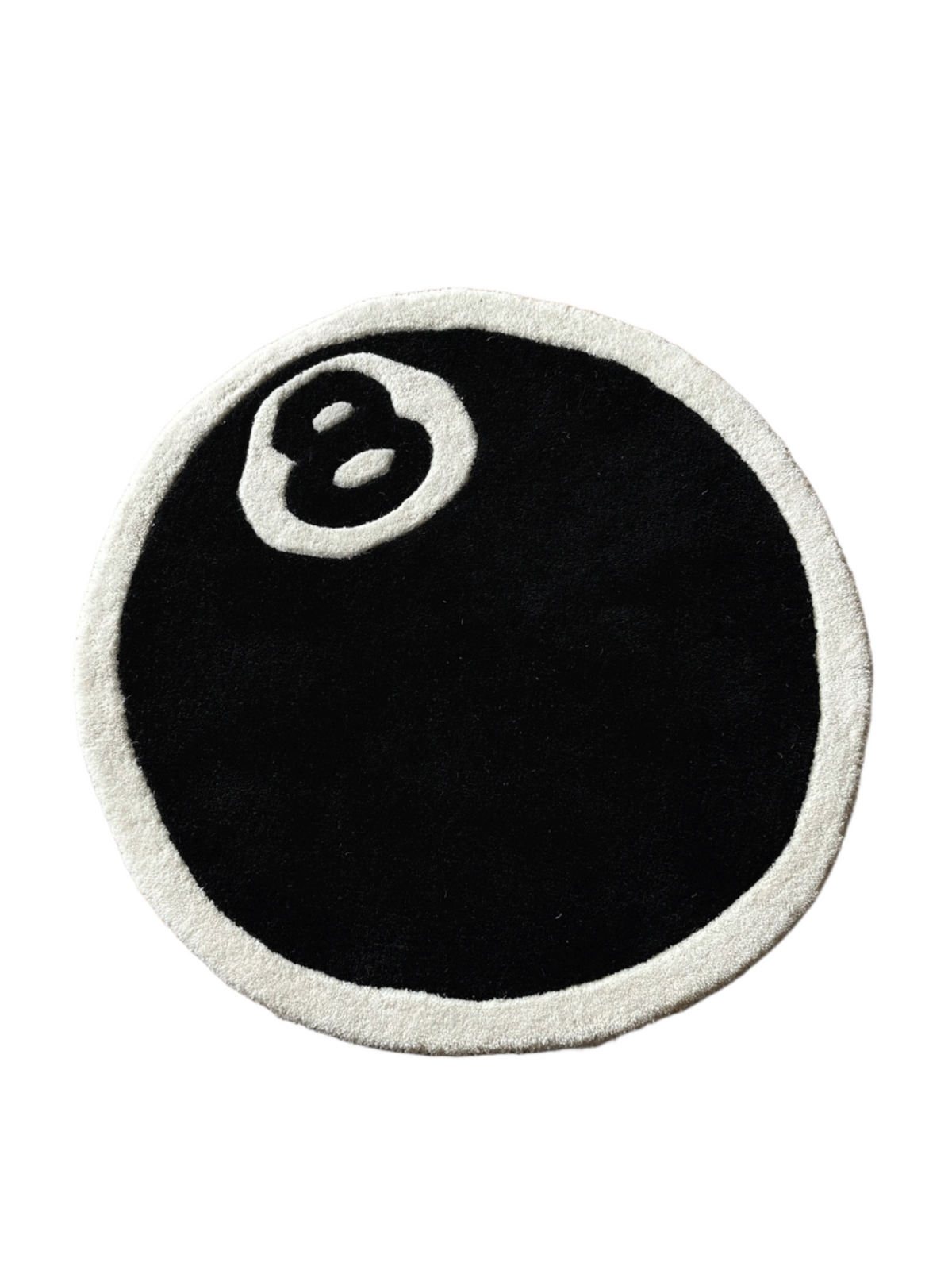 8 Ball Hand Tufted  Custom Rug by The Drip Co. by THE DRIP CO. RUGS
