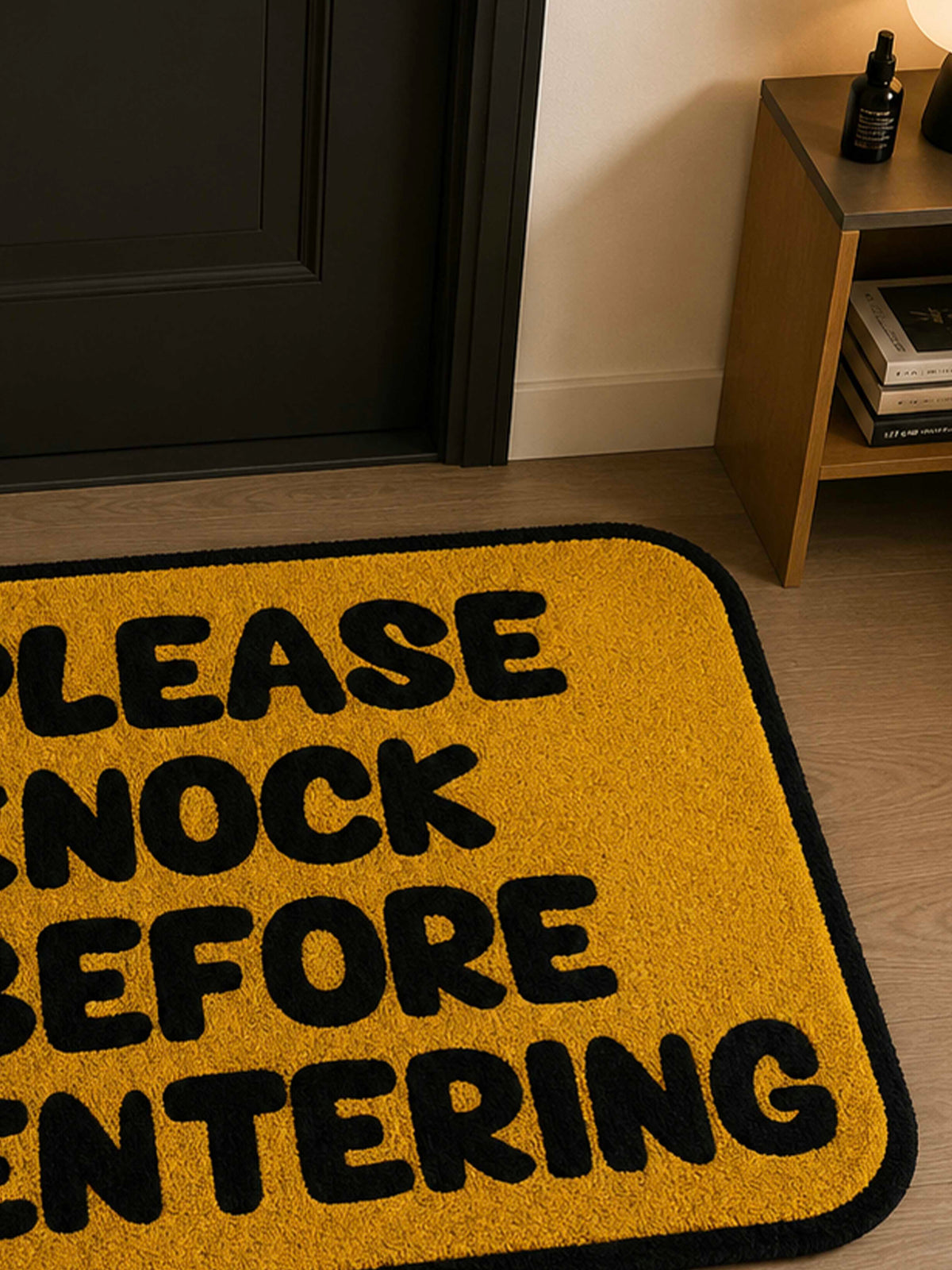 Please Knock Hand Tufted Rug by THE DRIP CO. RUGS