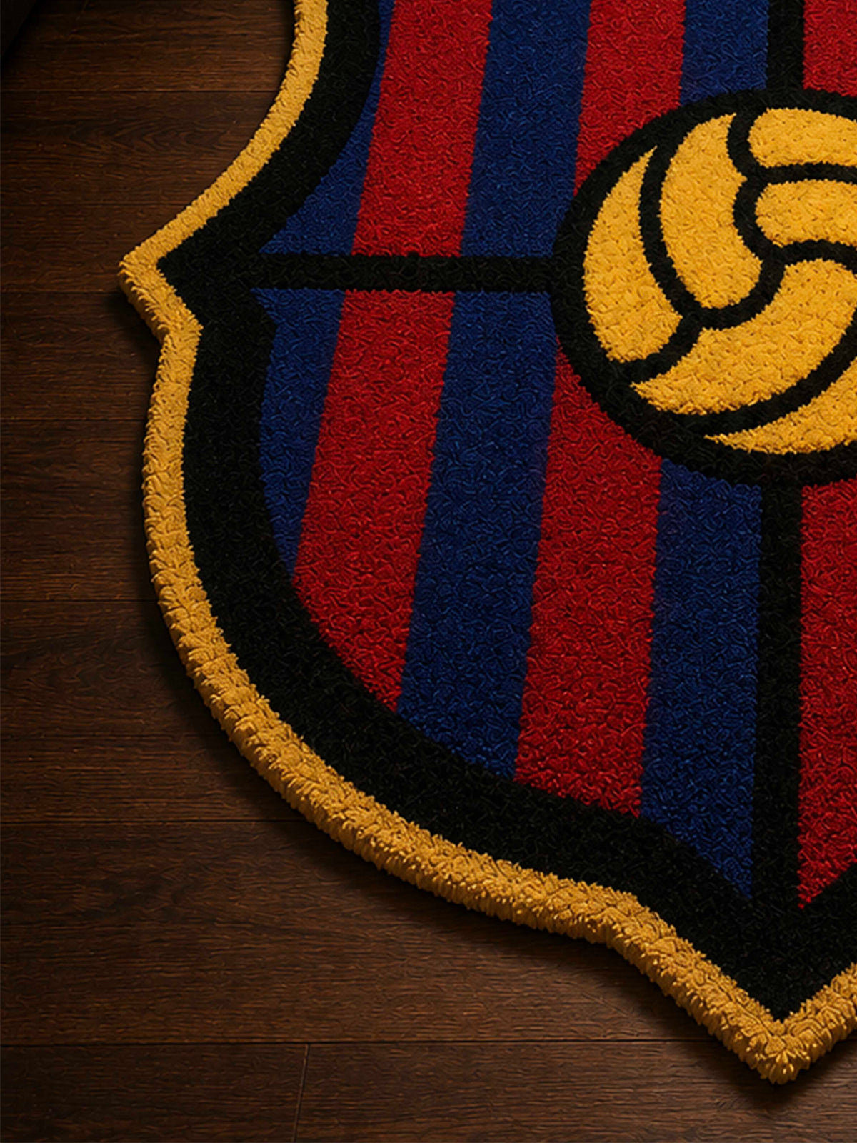 Barsa fan art Football Club hand tufted Rug by THE DRIP CO. RUGS