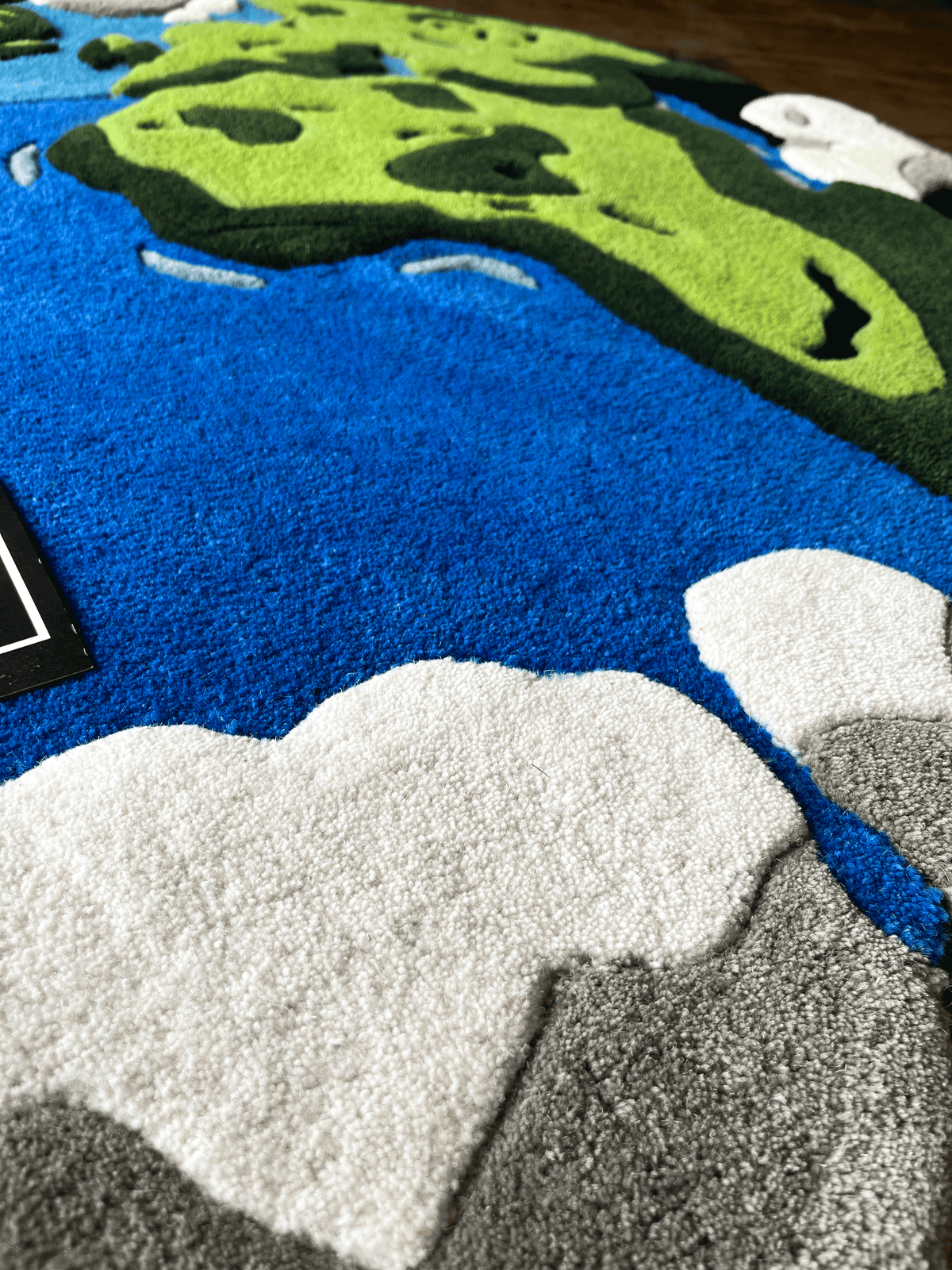 World high Low  Hand Tufted Custom Rug by THE DRIP CO. RUGS