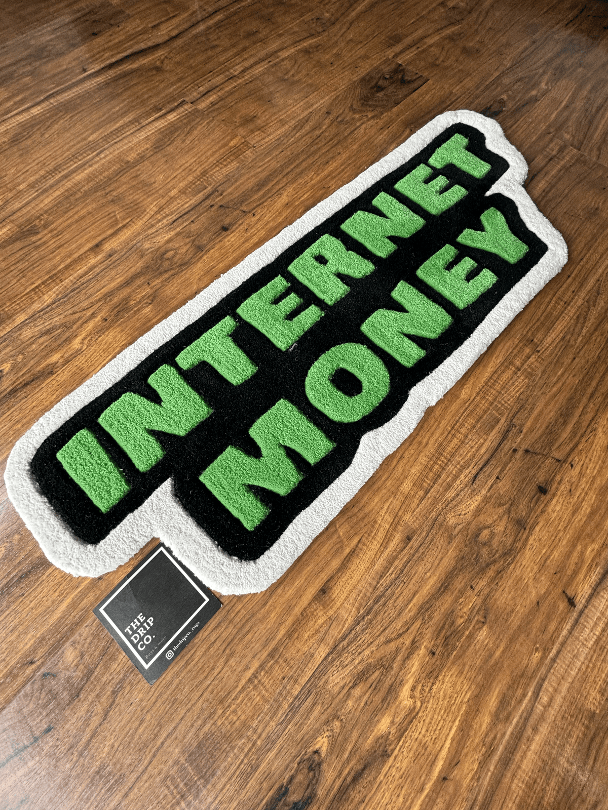 Internet Money Hand-Tufted Custom Rug by THE DRIP CO. RUGS