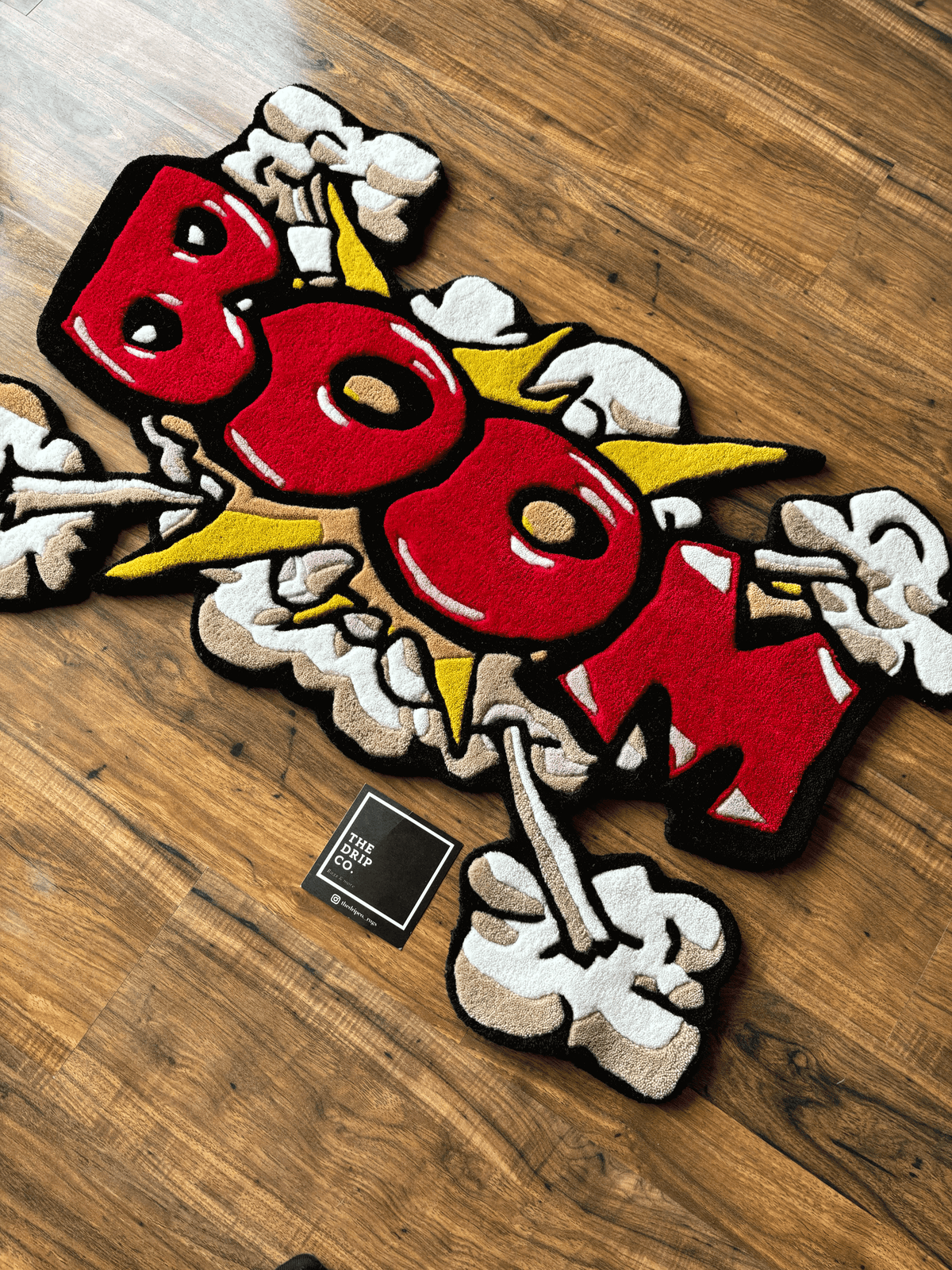 Boom Explosion Hand Tufted Custom Rug by THE DRIP CO. RUGS