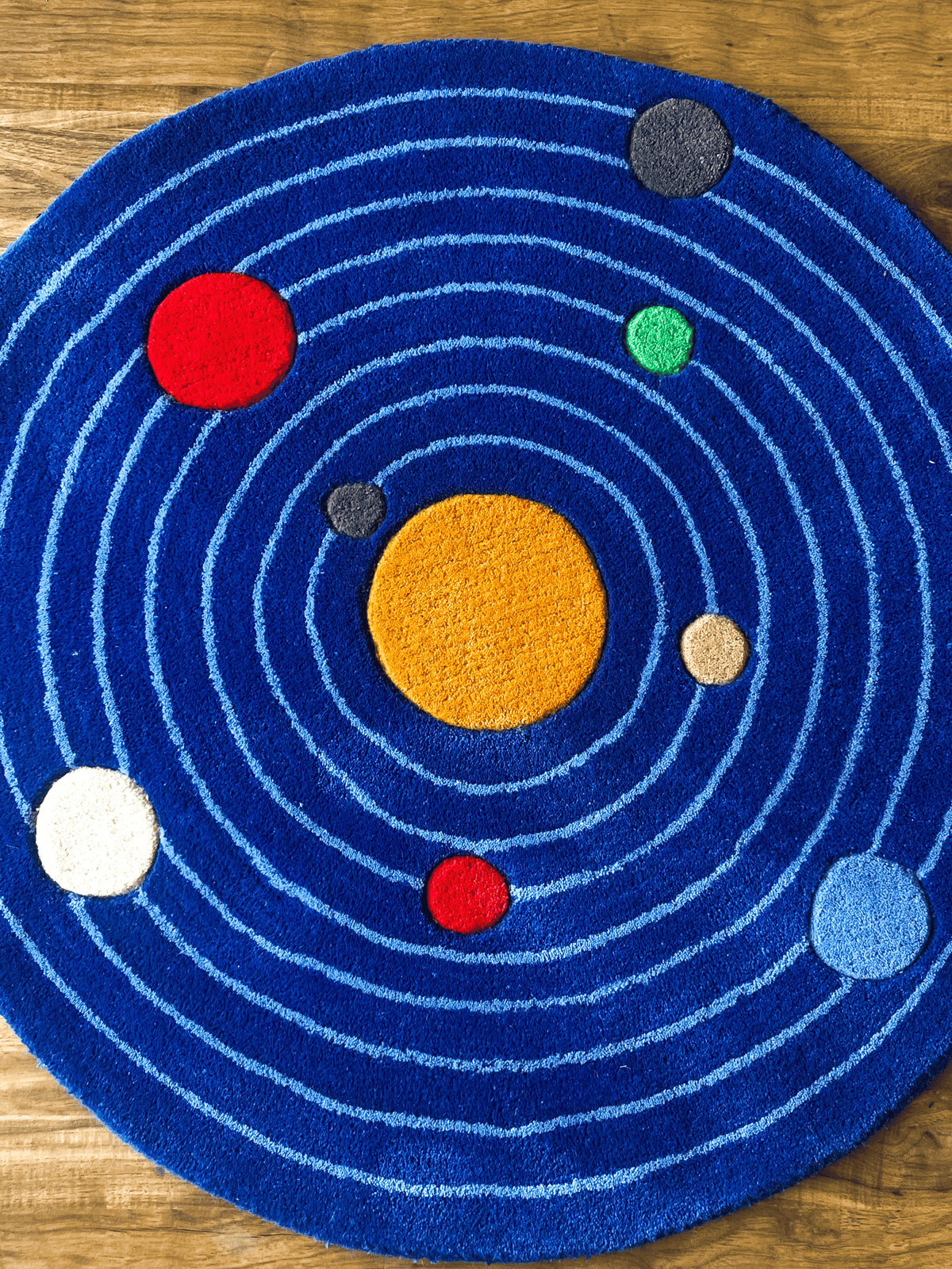 Solar System Hand Tufted Custom Rug by The Drip Co. by THE DRIP CO. RUGS