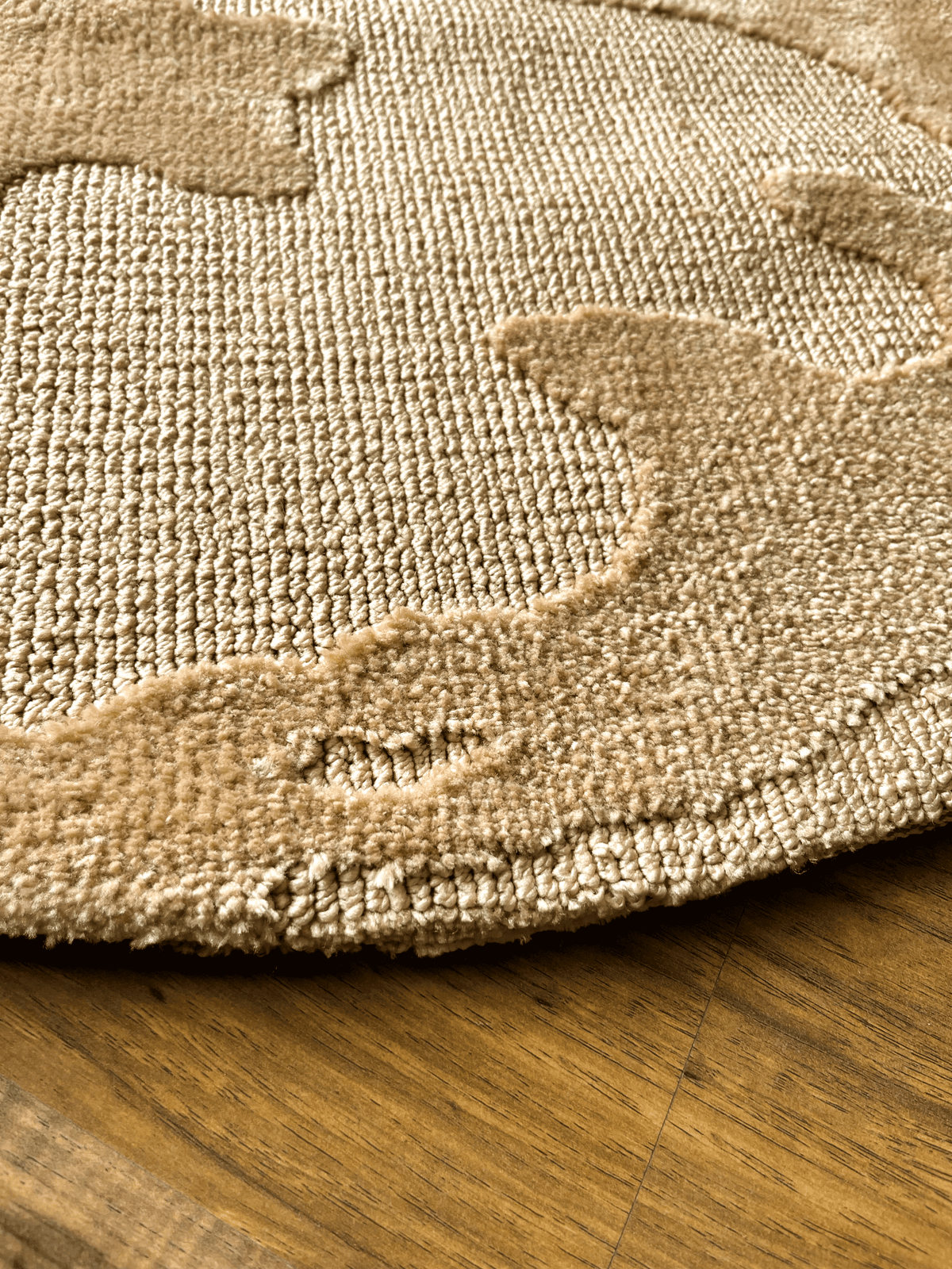 Cream Moon Machine Tufted Custom Rug by THE DRIP CO. RUGS