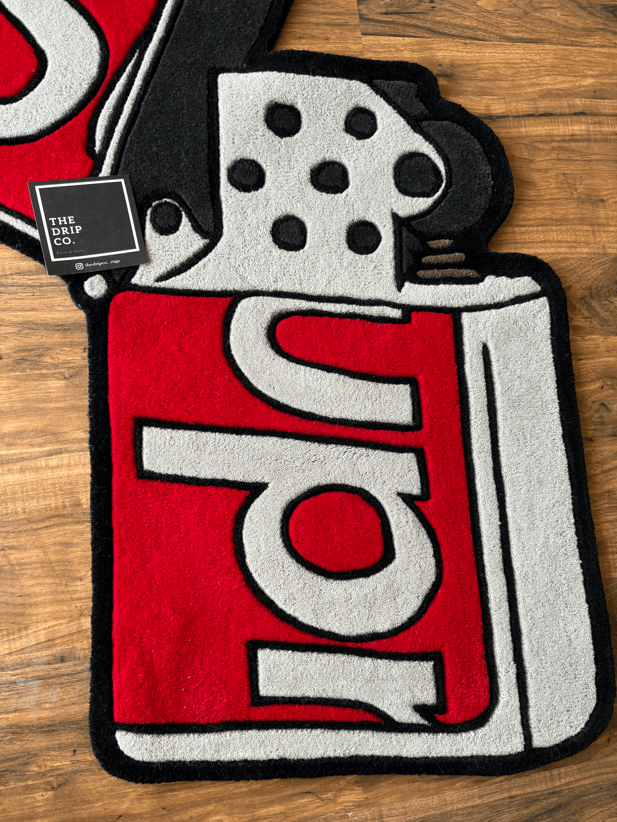 Sup Lighter Hand Tufted Custom Rug by THE DRIP CO. RUGS