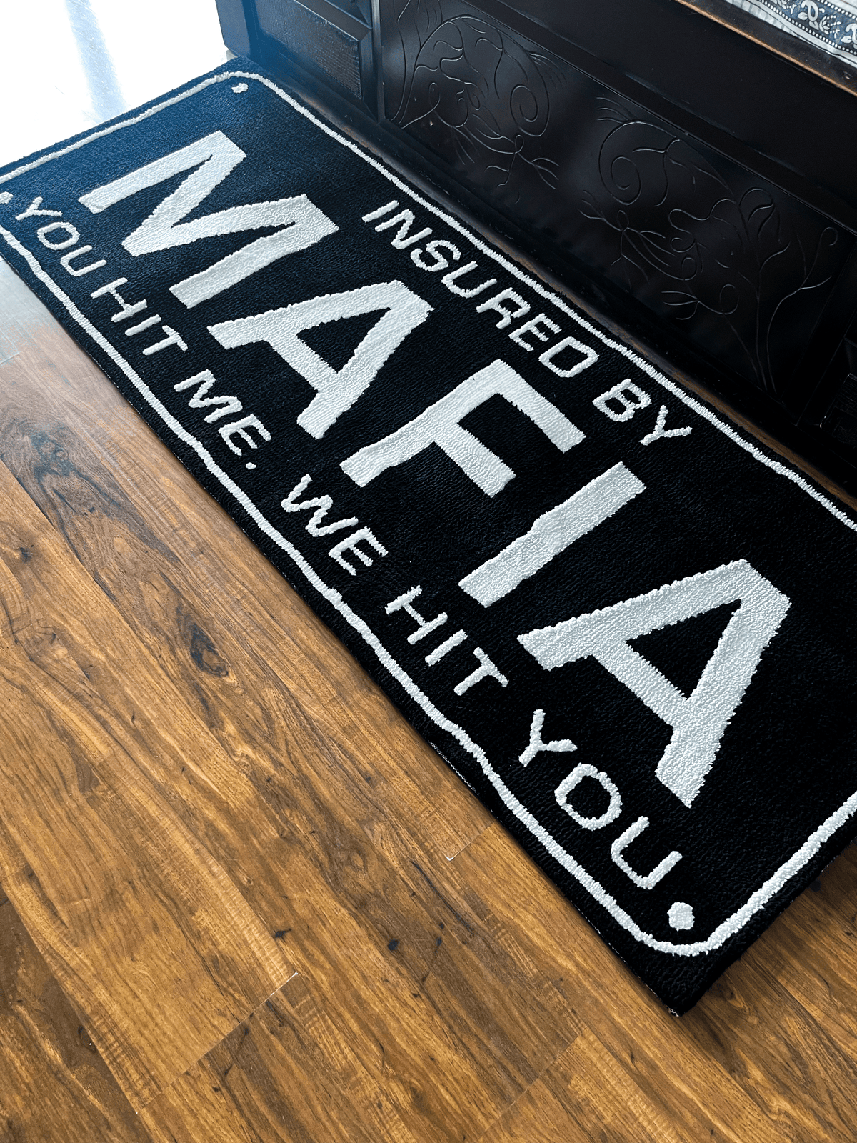 Mafia Machine Made Custom Rug by THE DRIP CO. RUGS