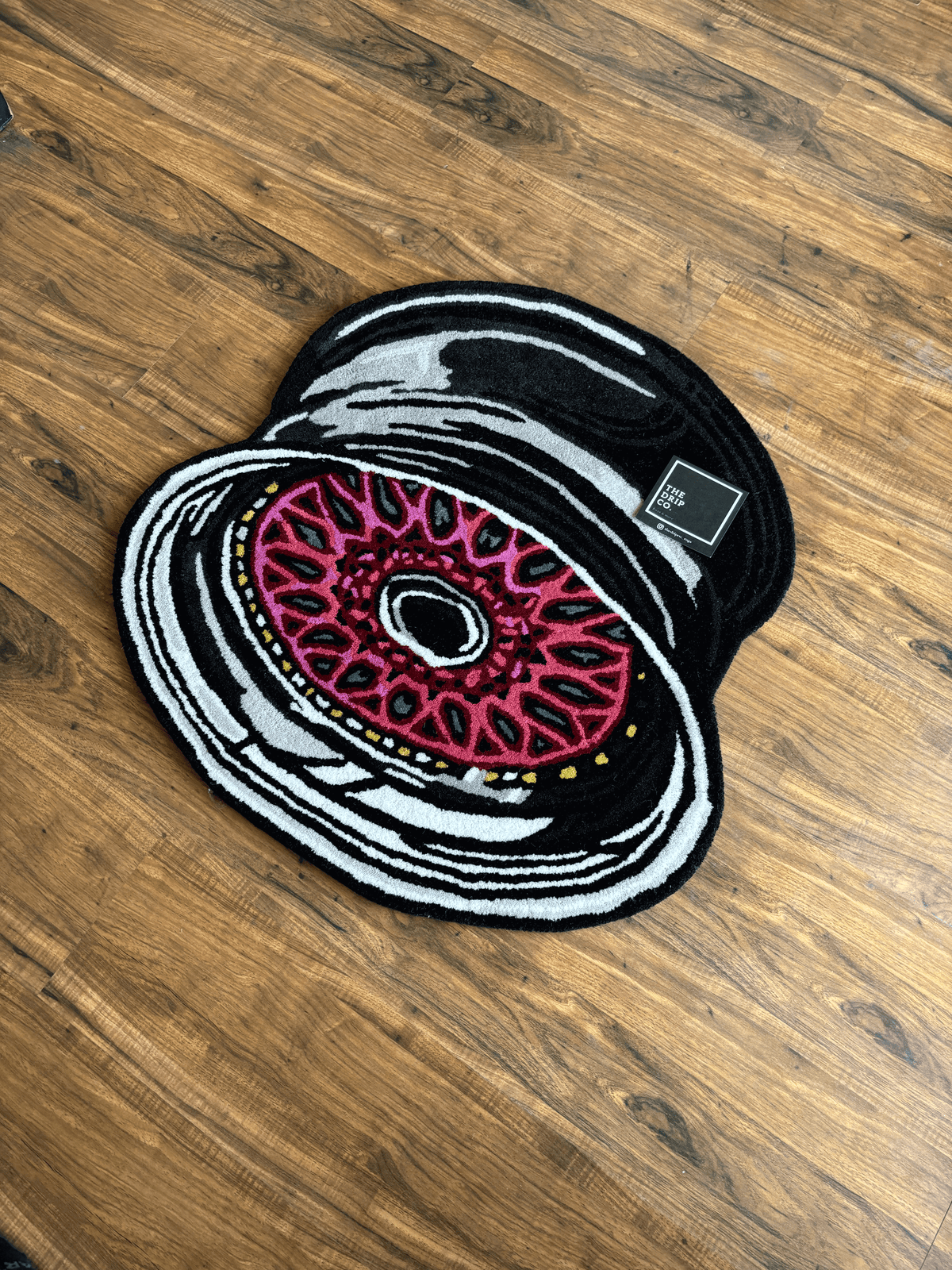 Allow Wheel Hand Tufted Custom Rug by The Drip Co. by THE DRIP CO. RUGS