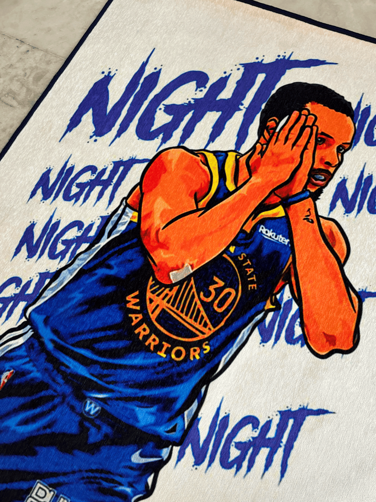 Stephen curry Washable Custom Rug by THE DRIP CO. RUGS