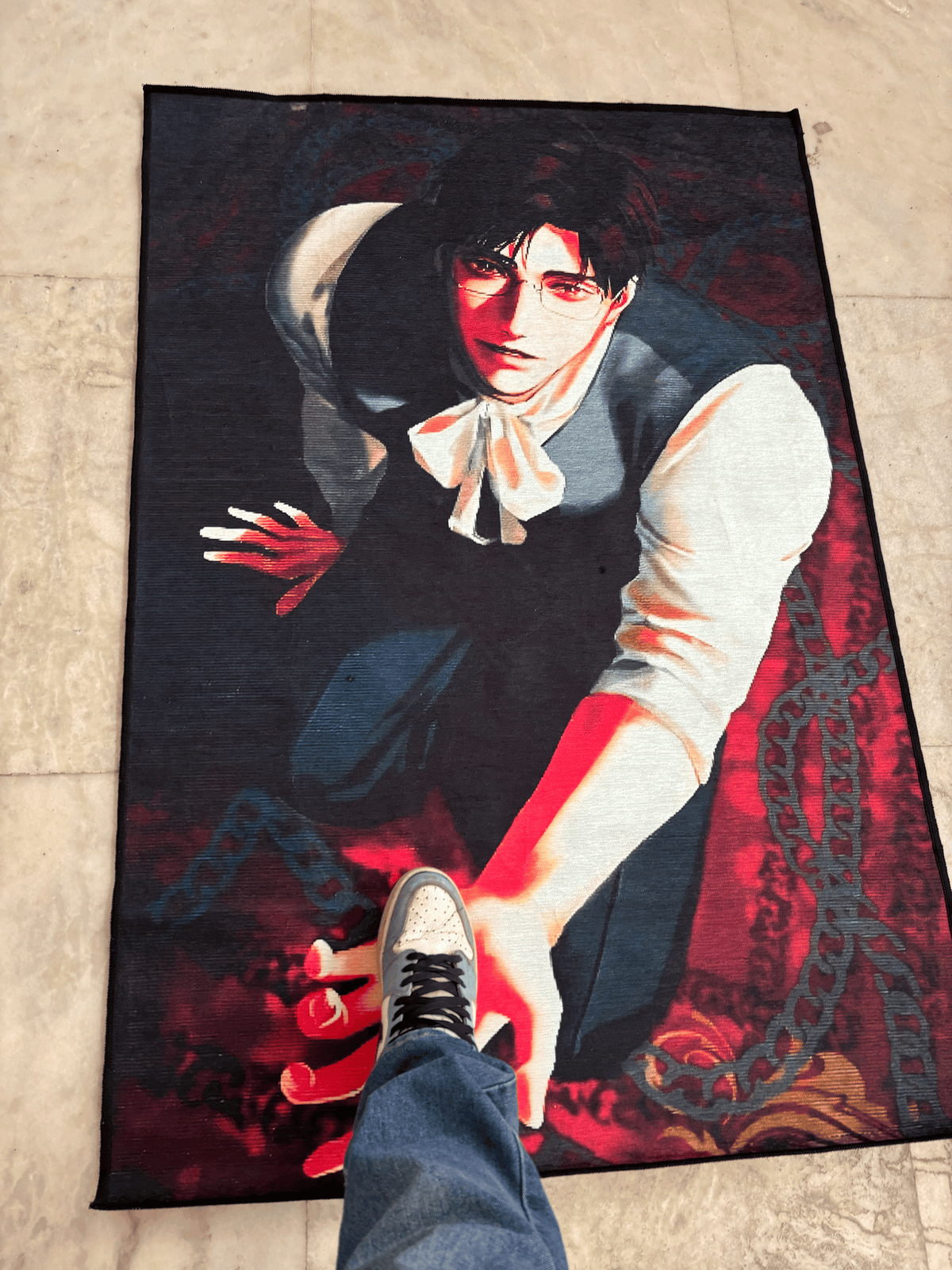 Servant sitting Washable  Custom Rug by THE DRIP CO. RUGS