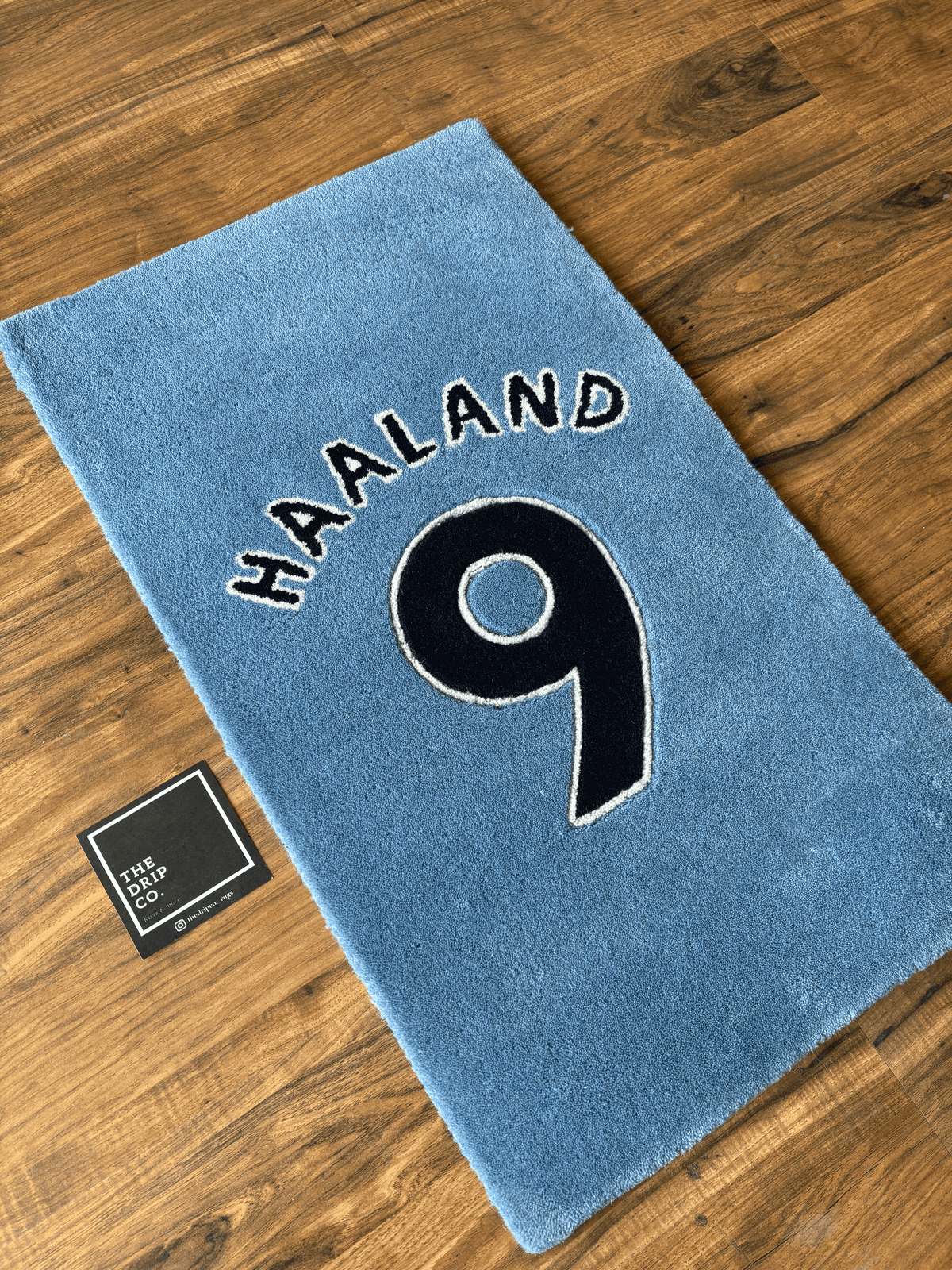 Haaland jersey Custom Rug by THE DRIP CO. RUGS