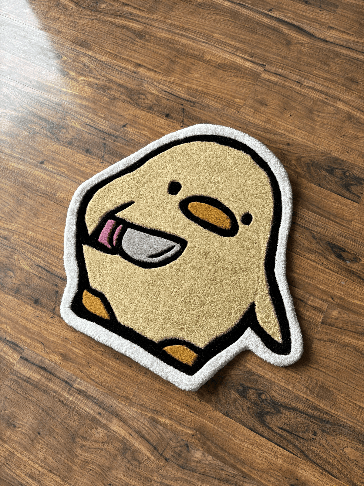 Cute Chicken Hand Tufted Custom Rug by THE DRIP CO. RUGS