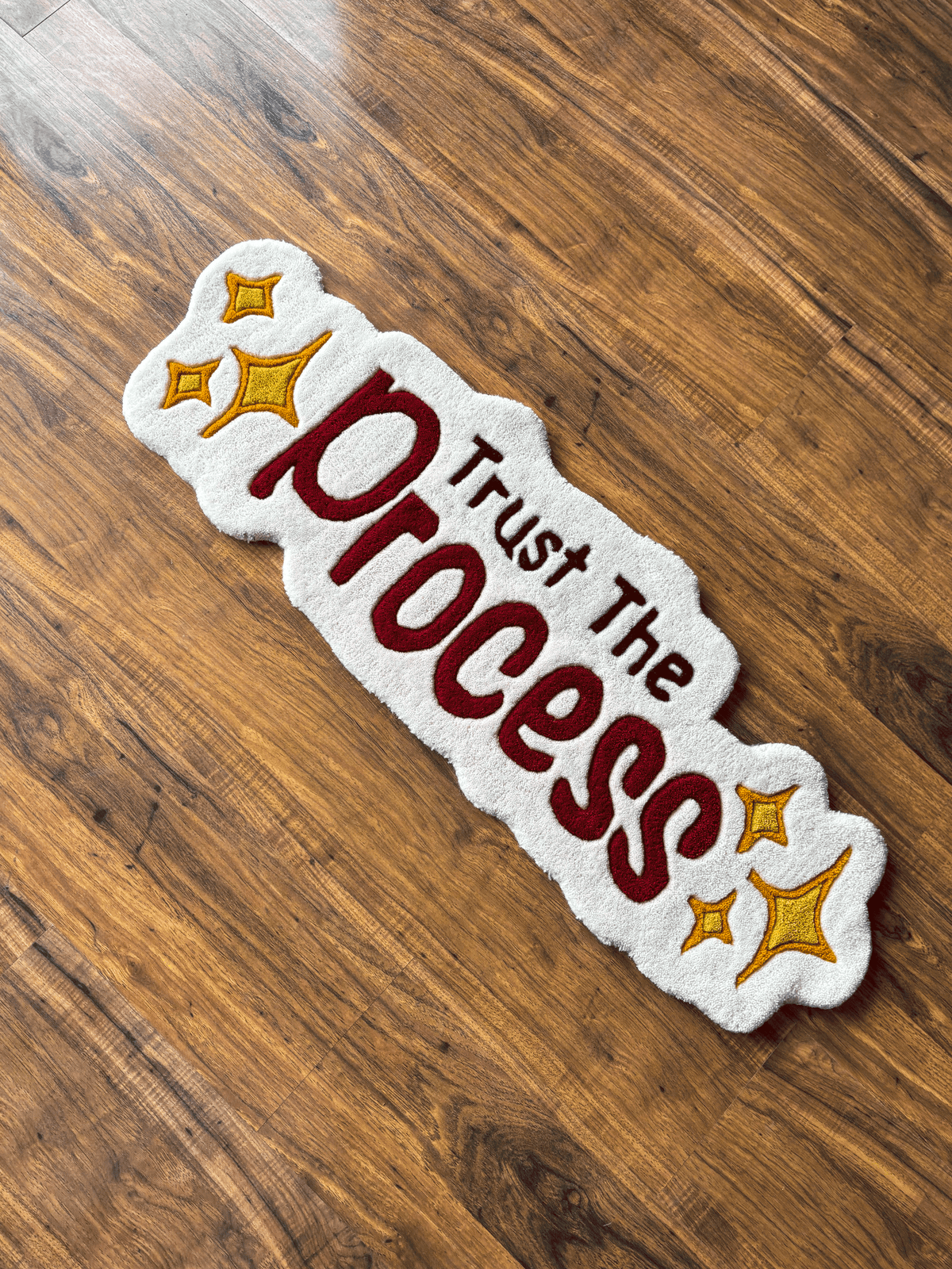 Trust The Process Hand tufted Custom Rug by THE DRIP CO. RUGS