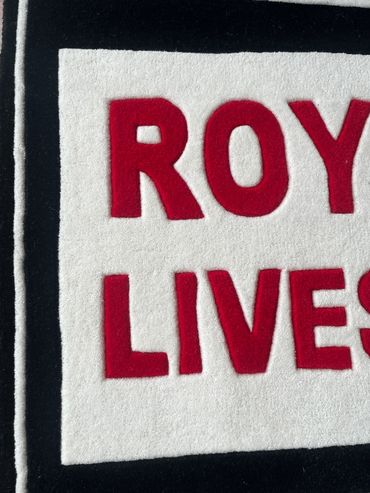 Royalty lives here Custom Rug by THE DRIP CO. RUGS
