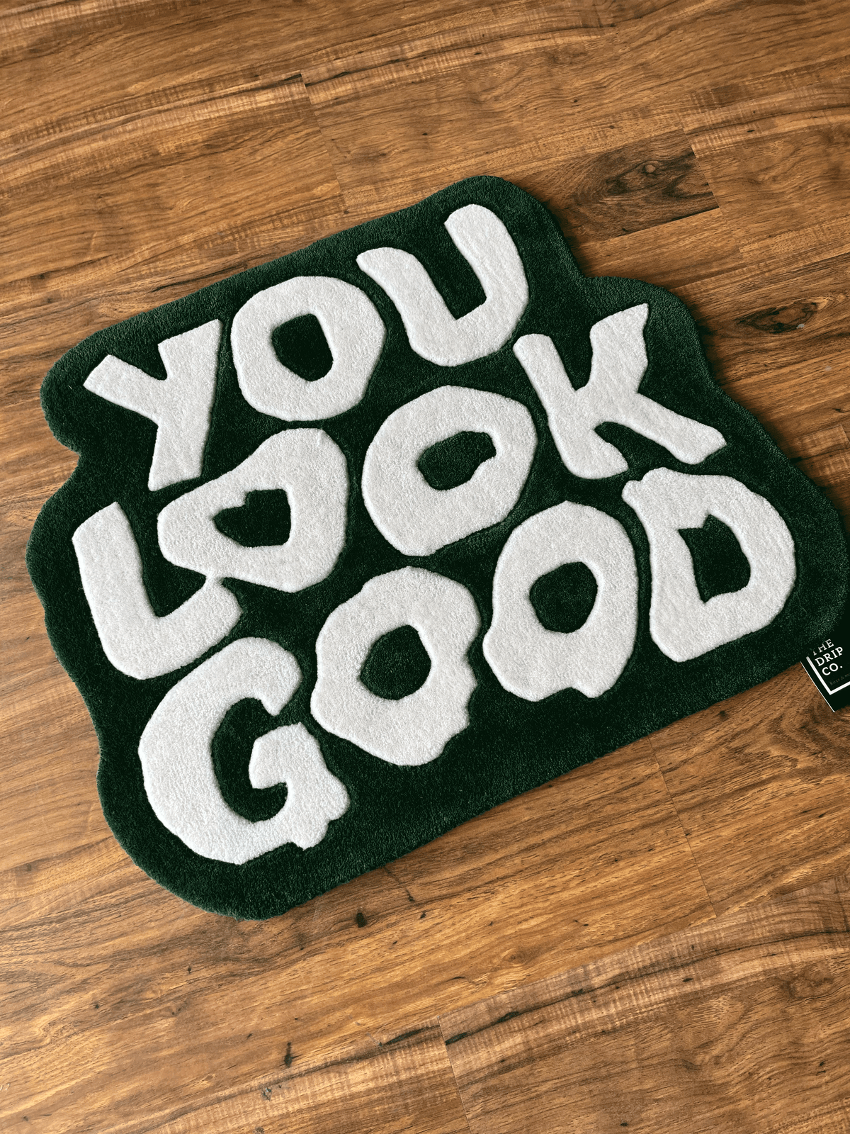 You Look Good Hand Tufted  Custom Rug by THE DRIP CO. RUGS