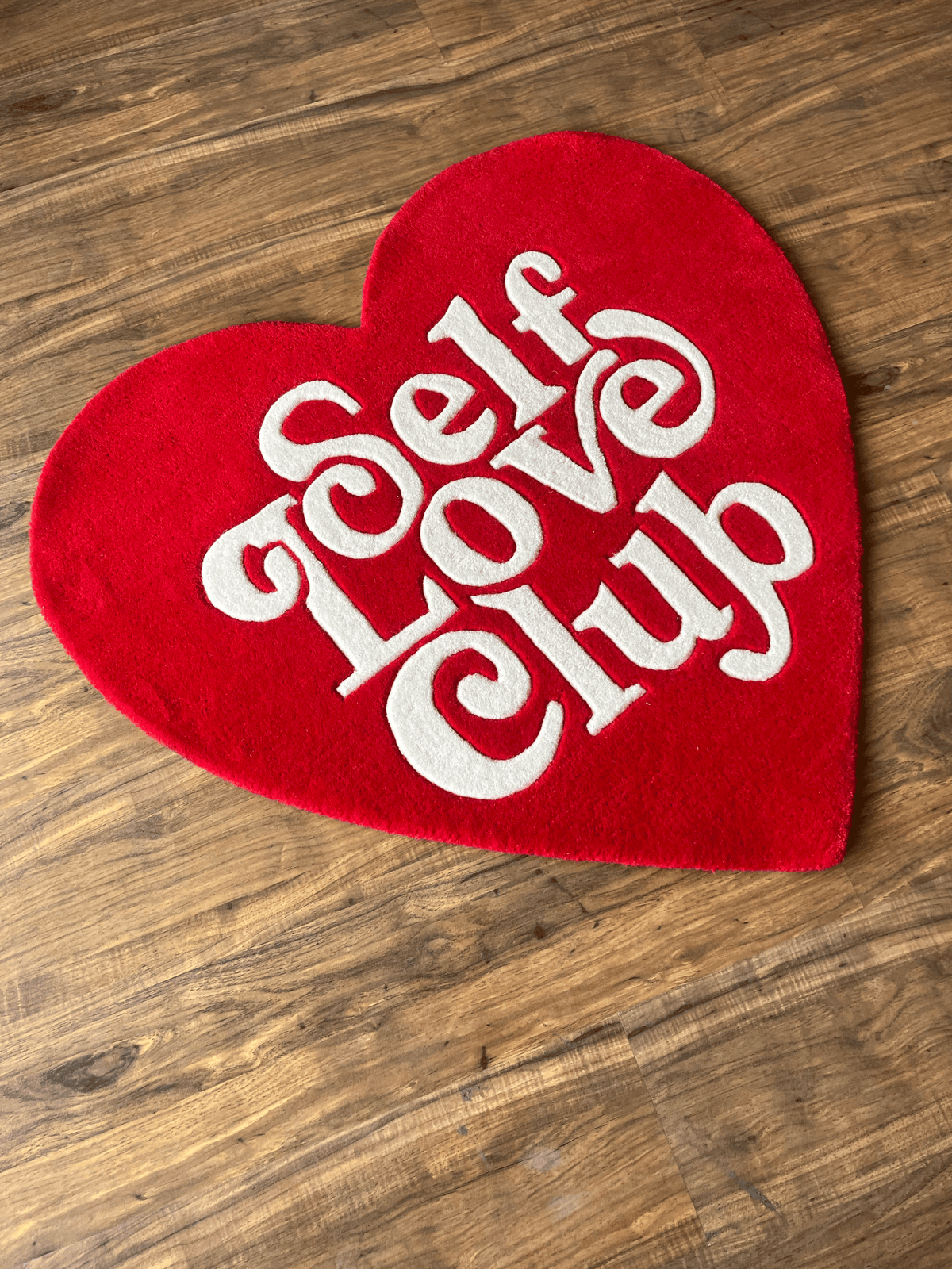 Self Love Club Hand Tufted Custom Rug by THE DRIP CO. RUGS