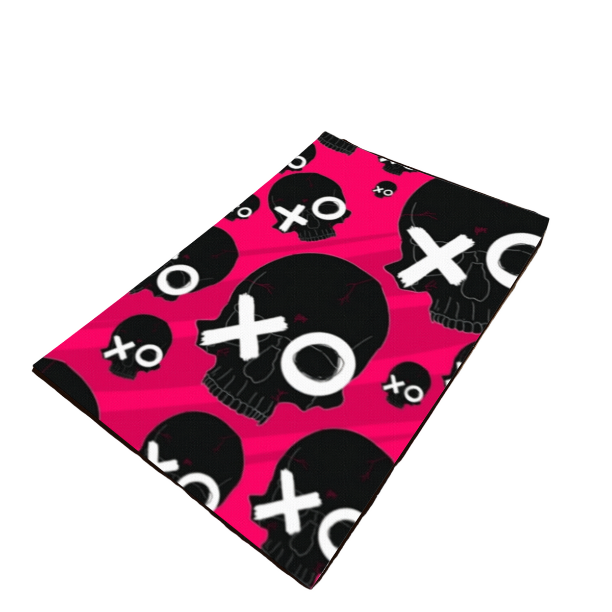 Pink Skull Washable Custom Rug by THE DRIP CO. RUGS