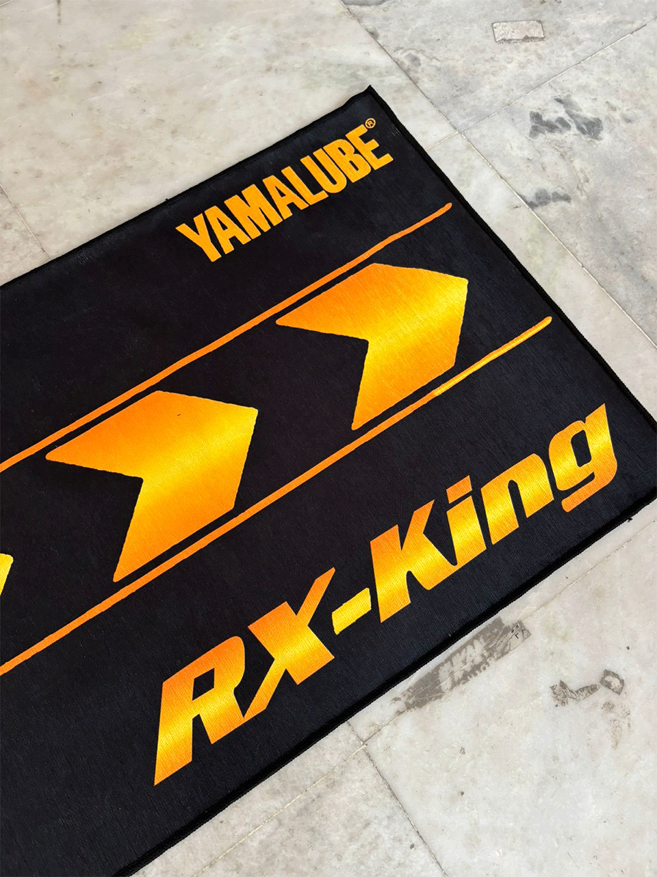 Yamaha RX King printed Rug by THE DRIP CO. RUGS