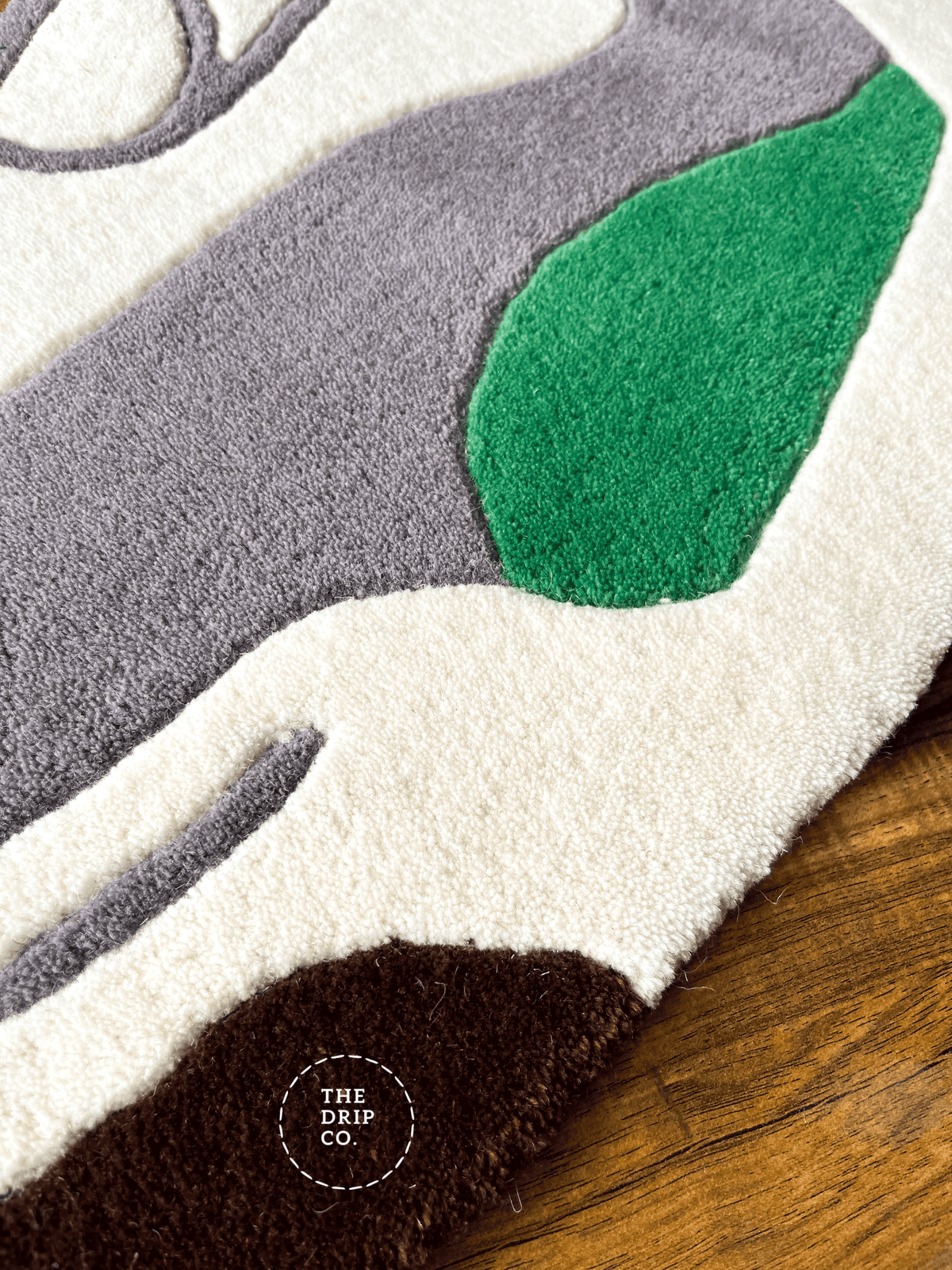 Green Custom Shoe Custom Rug by THE DRIP CO. RUGS