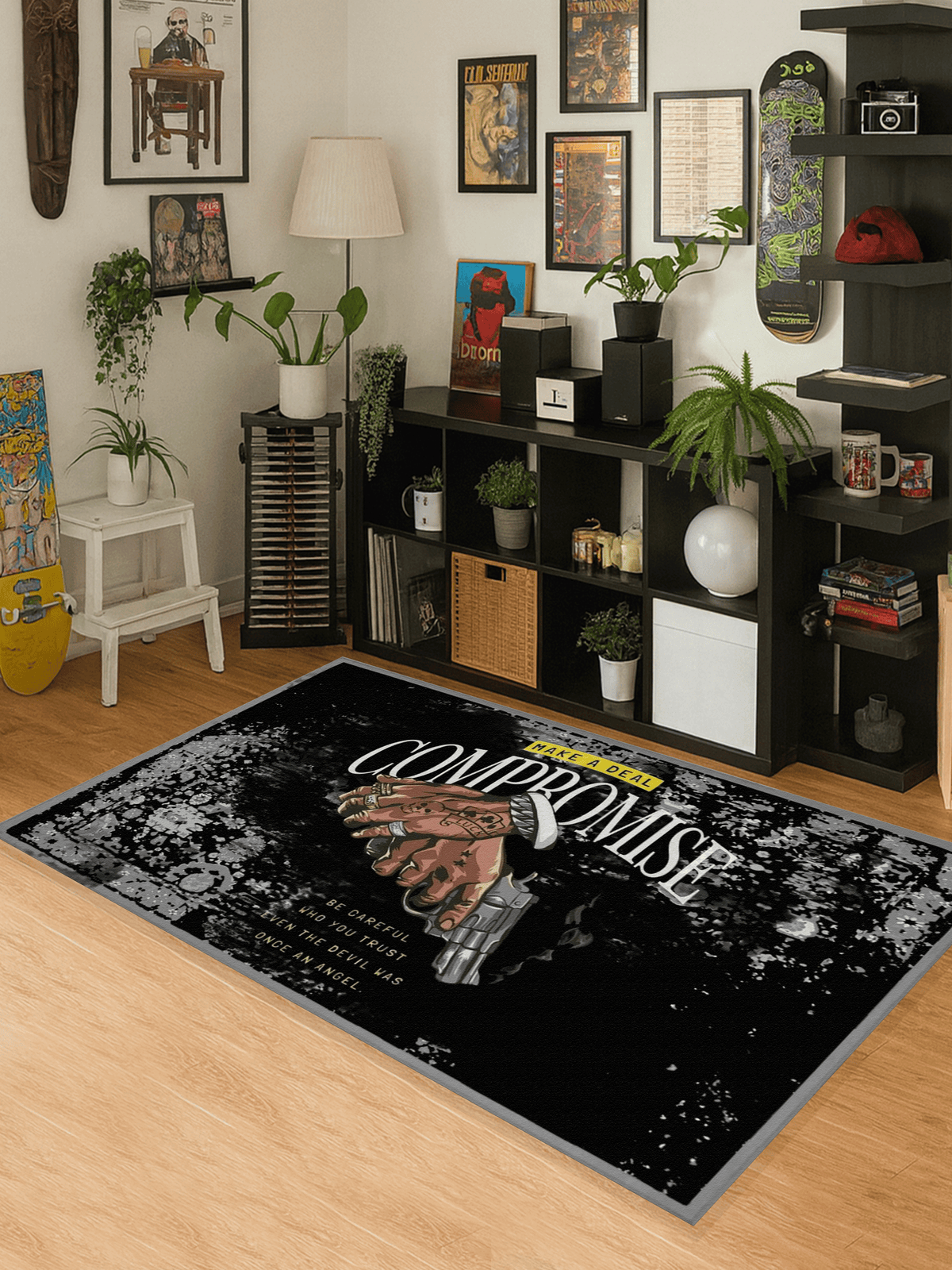 Make a Deal Money Washable Custom Rug by THE DRIP CO. RUGS