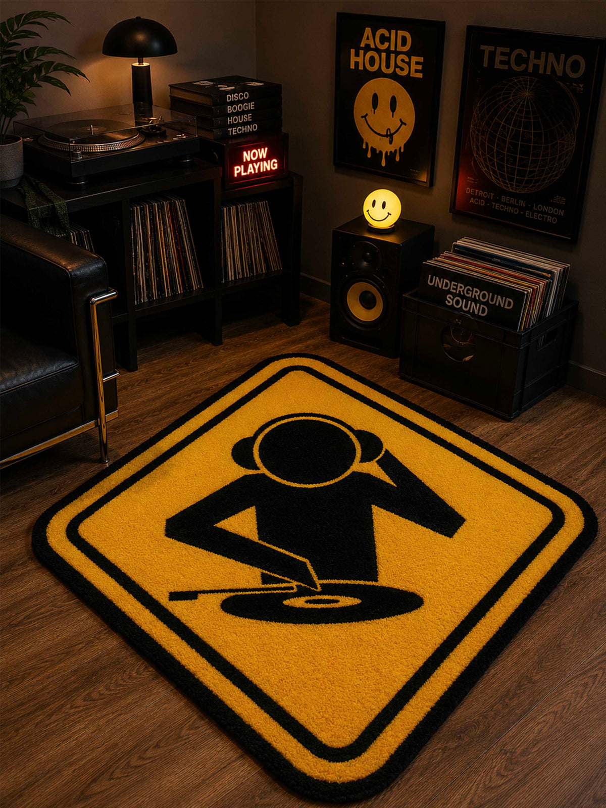 DJ Takeover Hand Tufted Rug by THE DRIP CO. RUGS