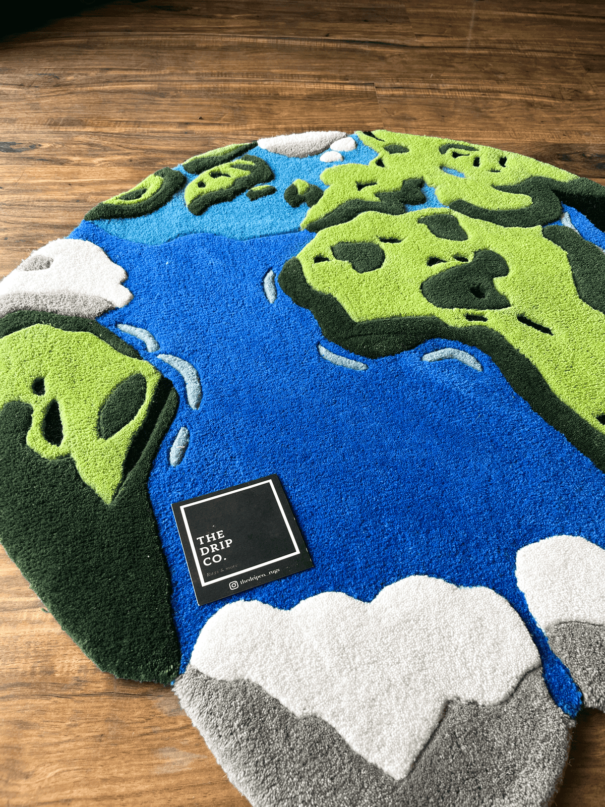 World high Low  Hand Tufted Custom Rug by THE DRIP CO. RUGS
