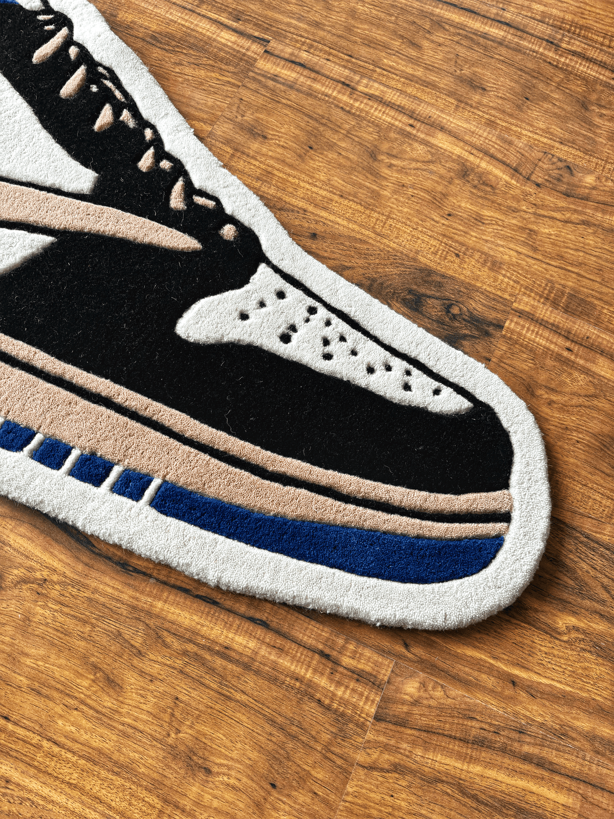 Blue Custom Shoe  Rug by THE DRIP CO. RUGS