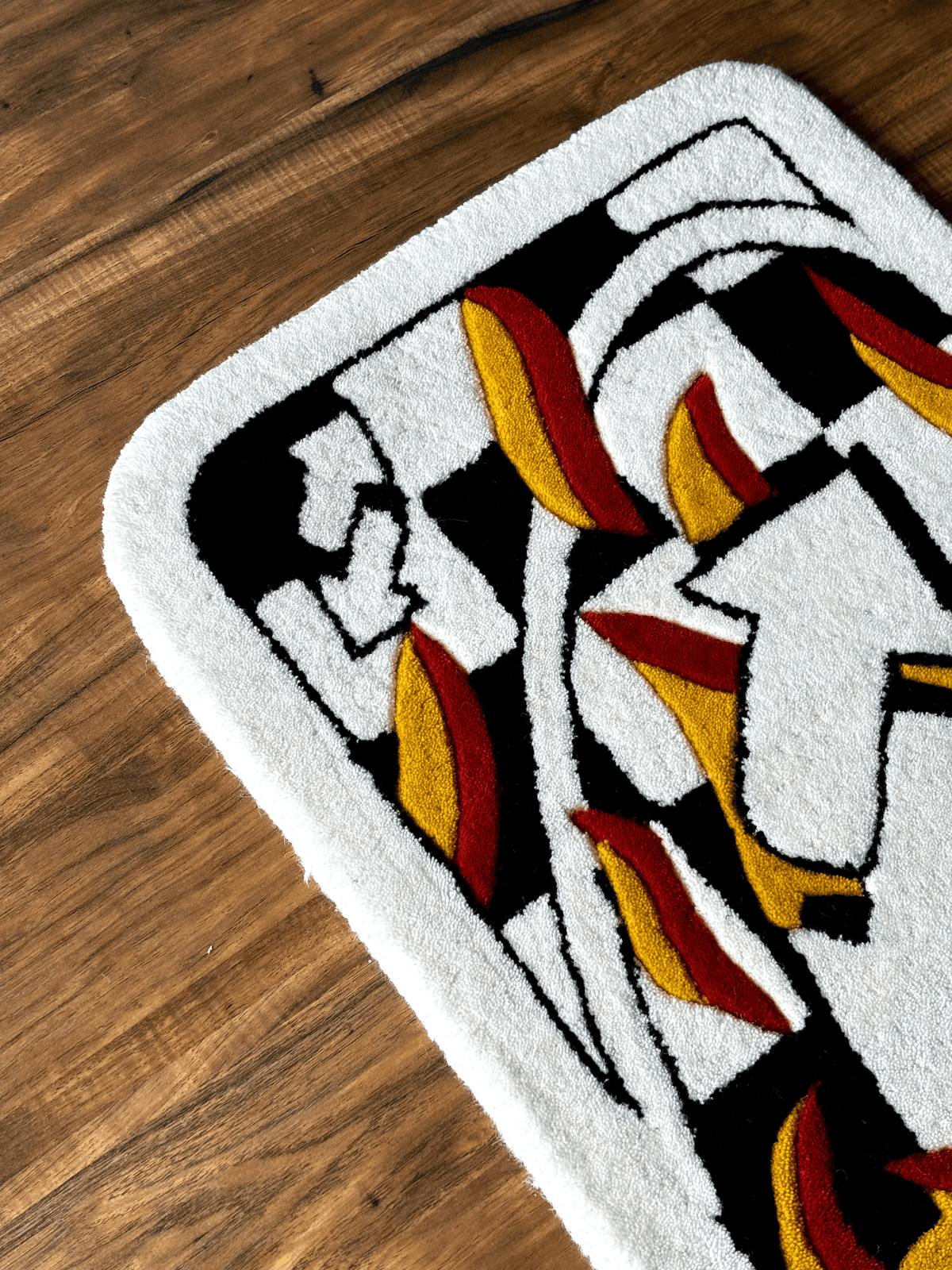 UNO fire Card Custom Rug by THE DRIP CO. RUGS