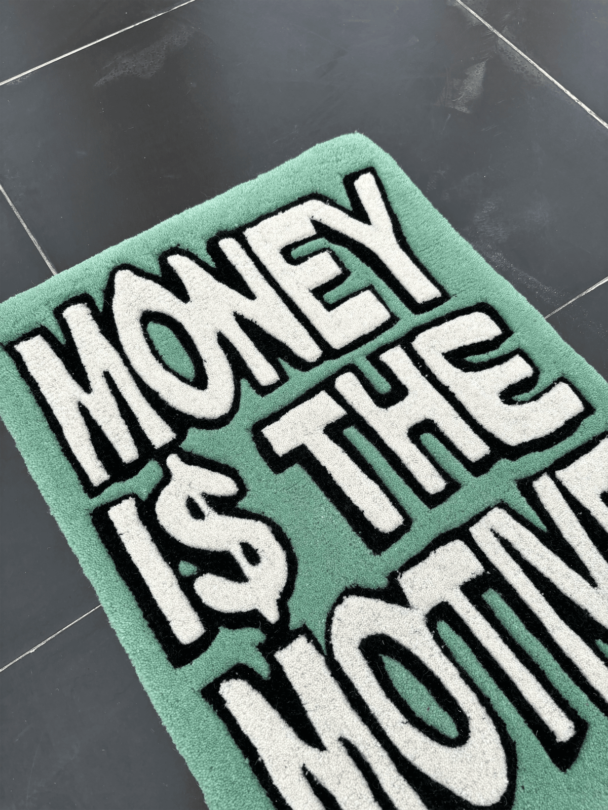 Money is the Motive Custom Rug by THE DRIP CO. RUGS