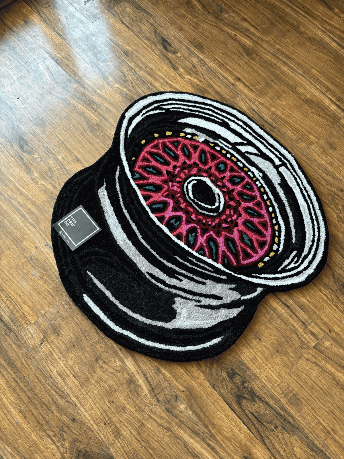 Allow Wheel Hand Tufted Custom Rug by The Drip Co. by THE DRIP CO. RUGS