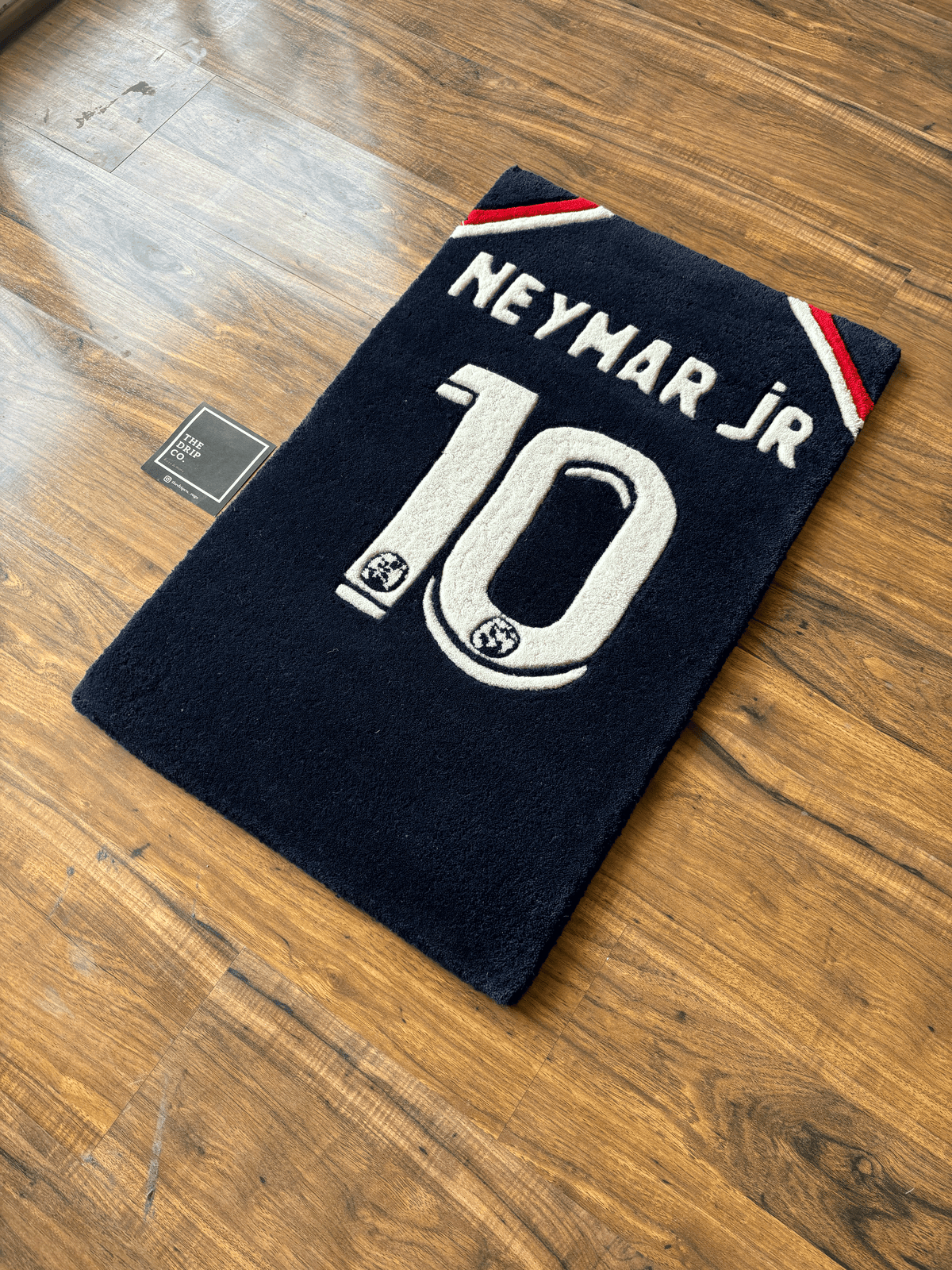 Neymar Jr PSG jersey Custom Rug by THE DRIP CO. RUGS