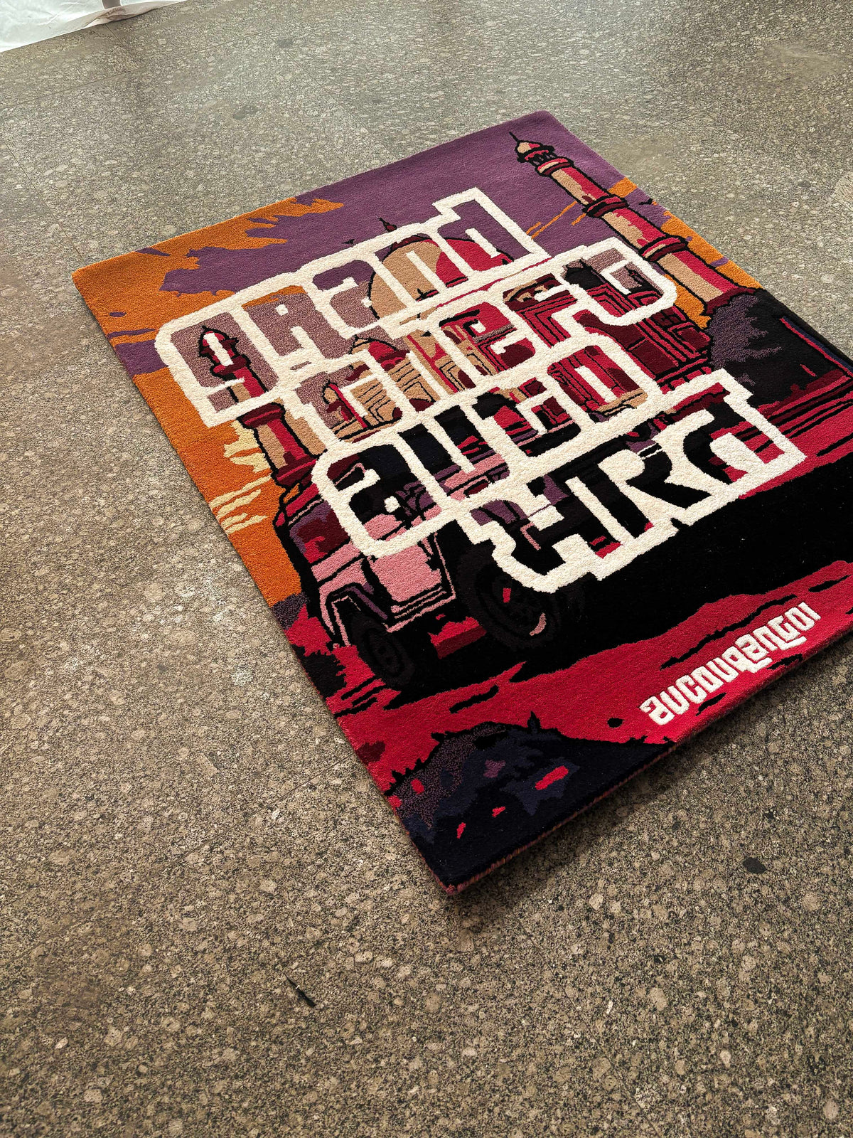 GTA Bharat Hand Tufted Custom Rug by THE DRIP CO. RUGS