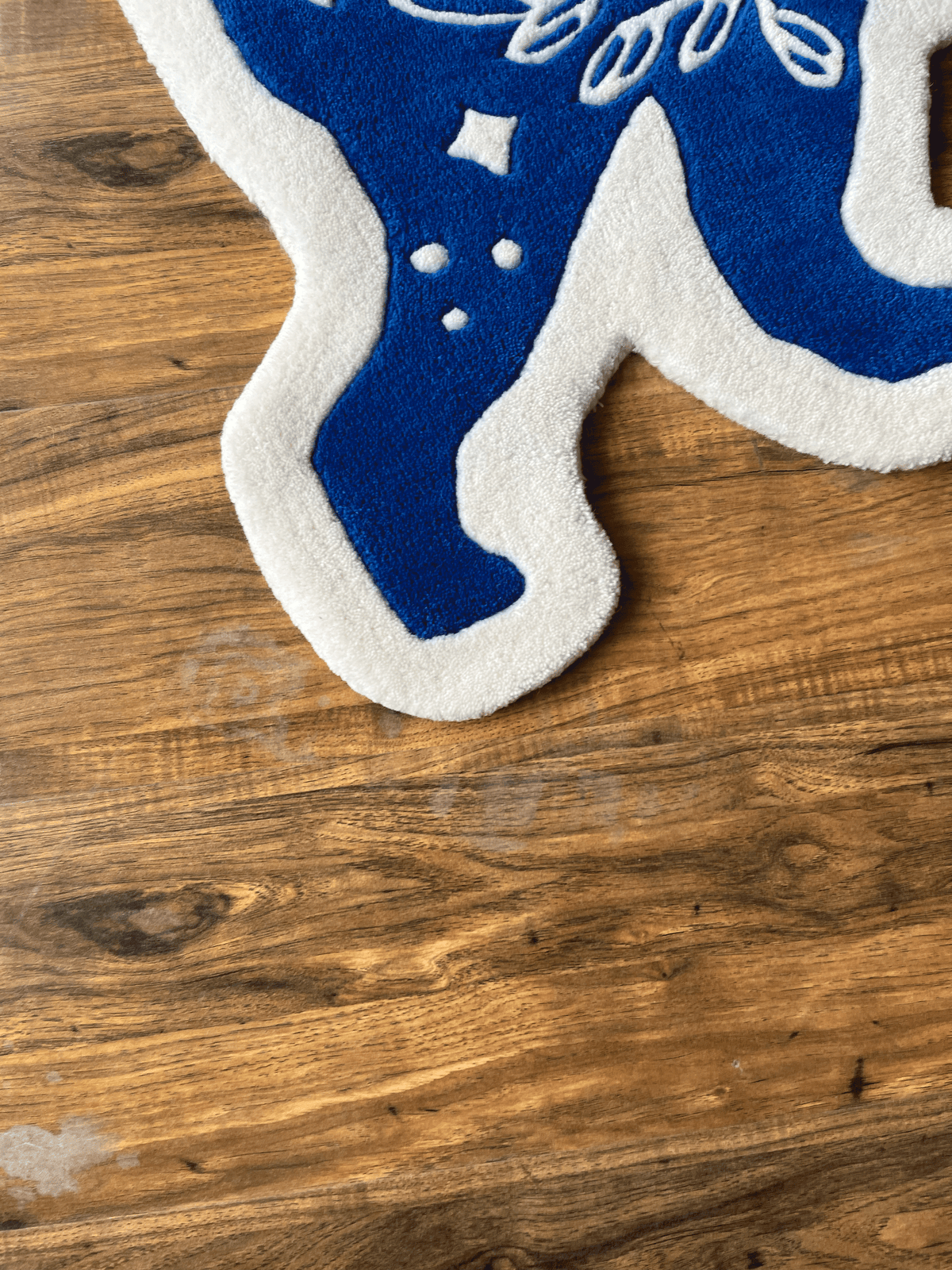 karma is a Cat hand tufted Custom Rug by The Drip Co. by THE DRIP CO. RUGS