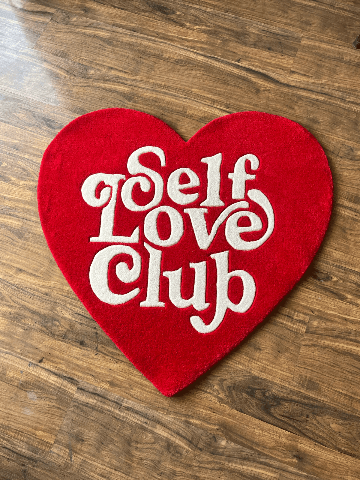 Self Love Club Hand Tufted Custom Rug by THE DRIP CO. RUGS