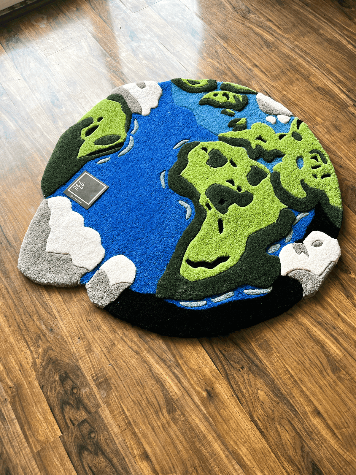 World high Low  Hand Tufted Custom Rug by THE DRIP CO. RUGS