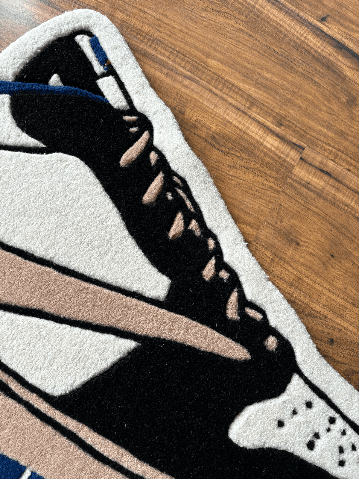 Blue Custom Shoe  Rug by THE DRIP CO. RUGS