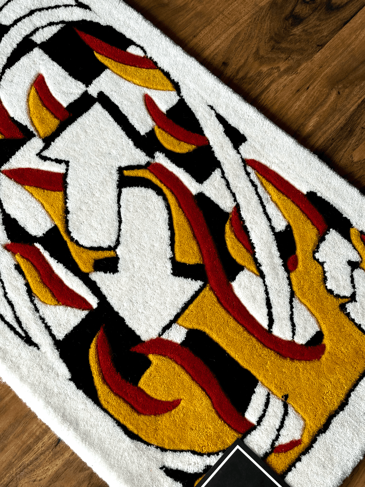 UNO fire Card Custom Rug by THE DRIP CO. RUGS