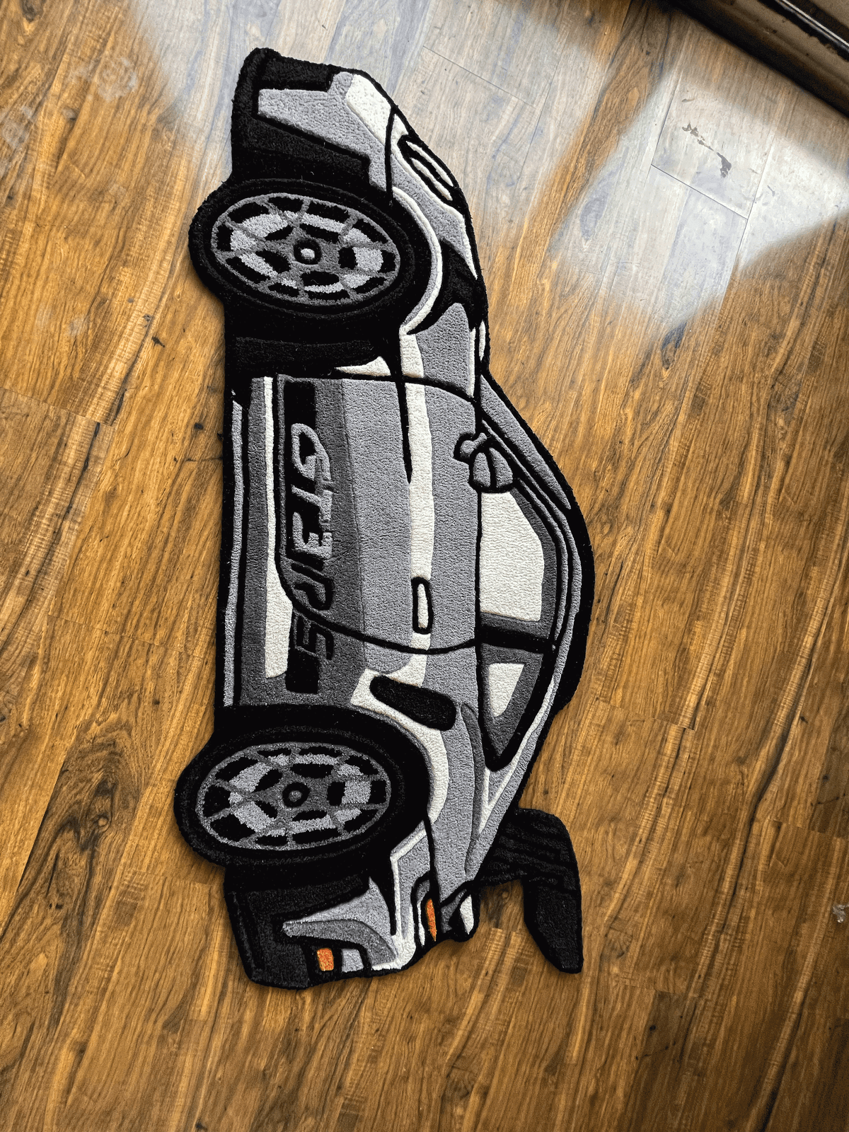 gt3 Car Hand Tufted Custom Rug by THE DRIP CO. RUGS