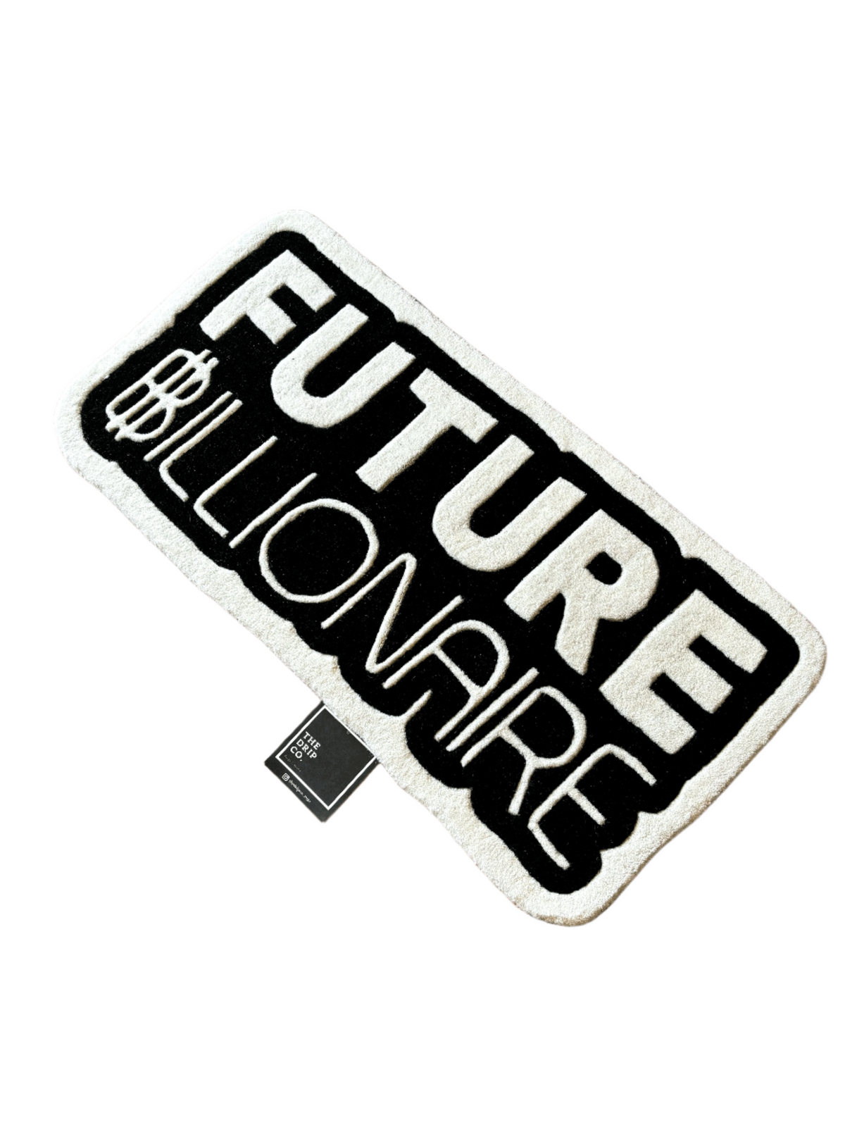 Future billionaire Hand tufted Custom Rug by THE DRIP CO. RUGS