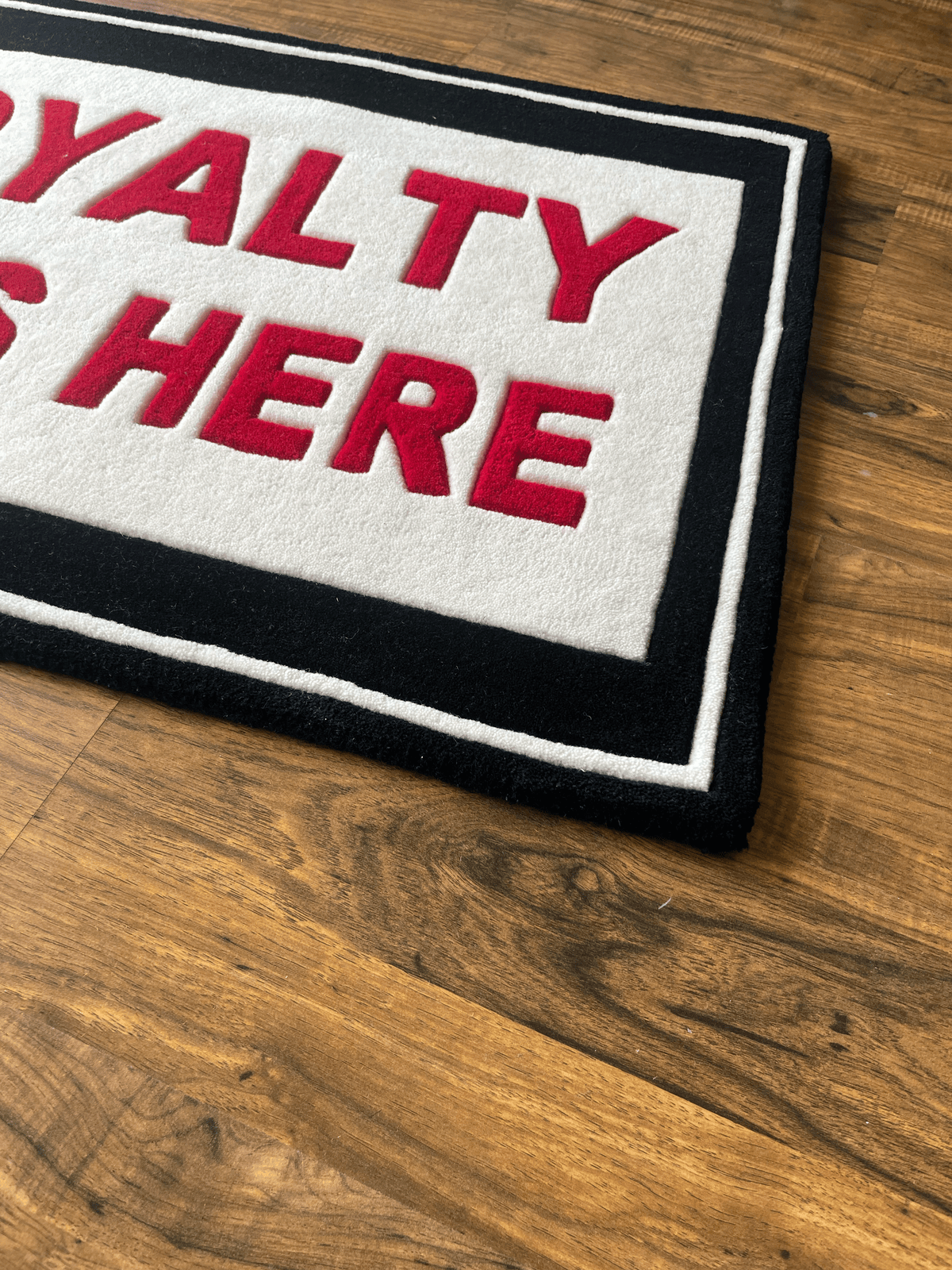 Royalty lives here Custom Rug by THE DRIP CO. RUGS