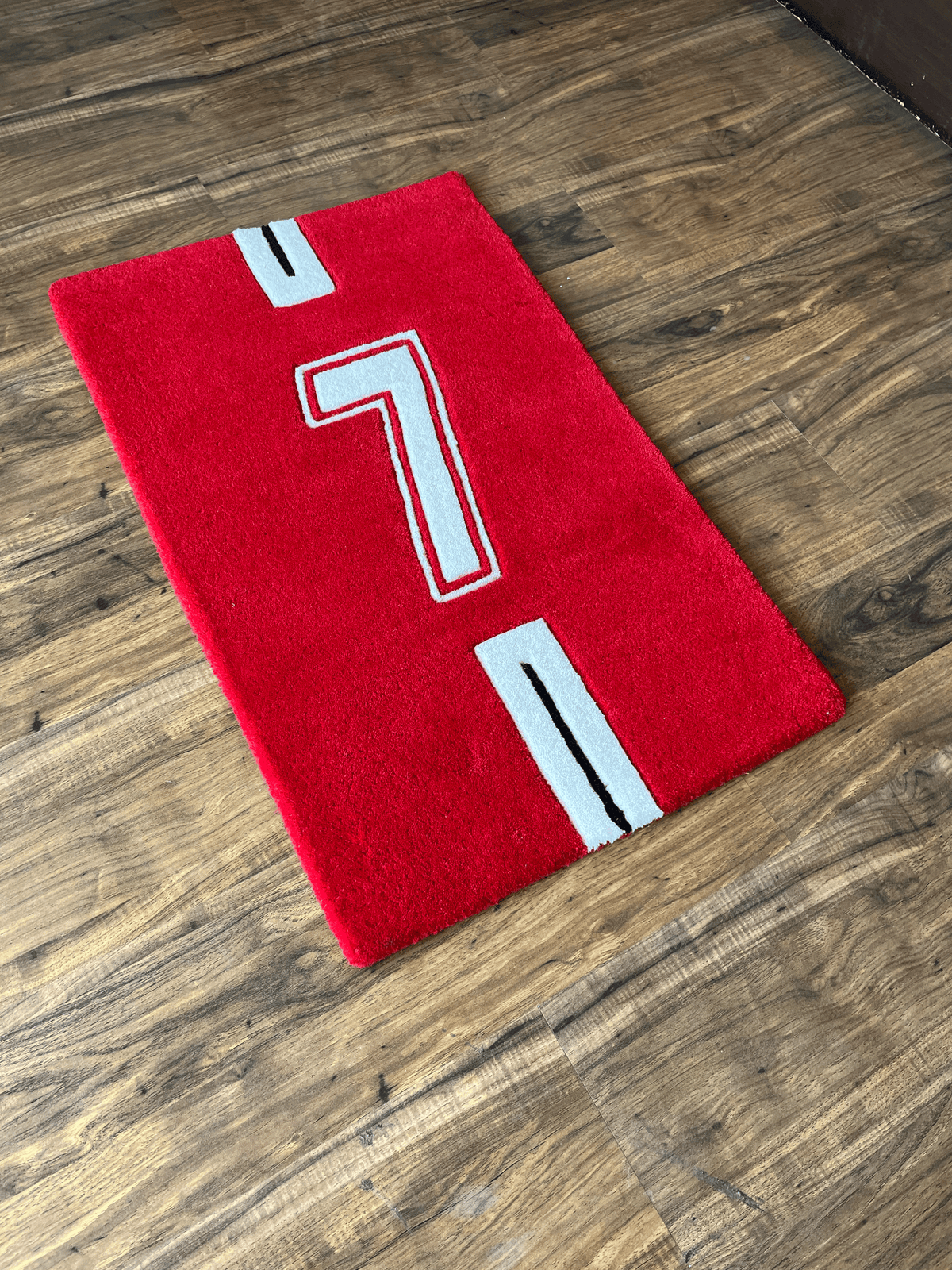 Cristiano Ronaldo Man U Jersey Custom Rug by THE DRIP CO. RUGS