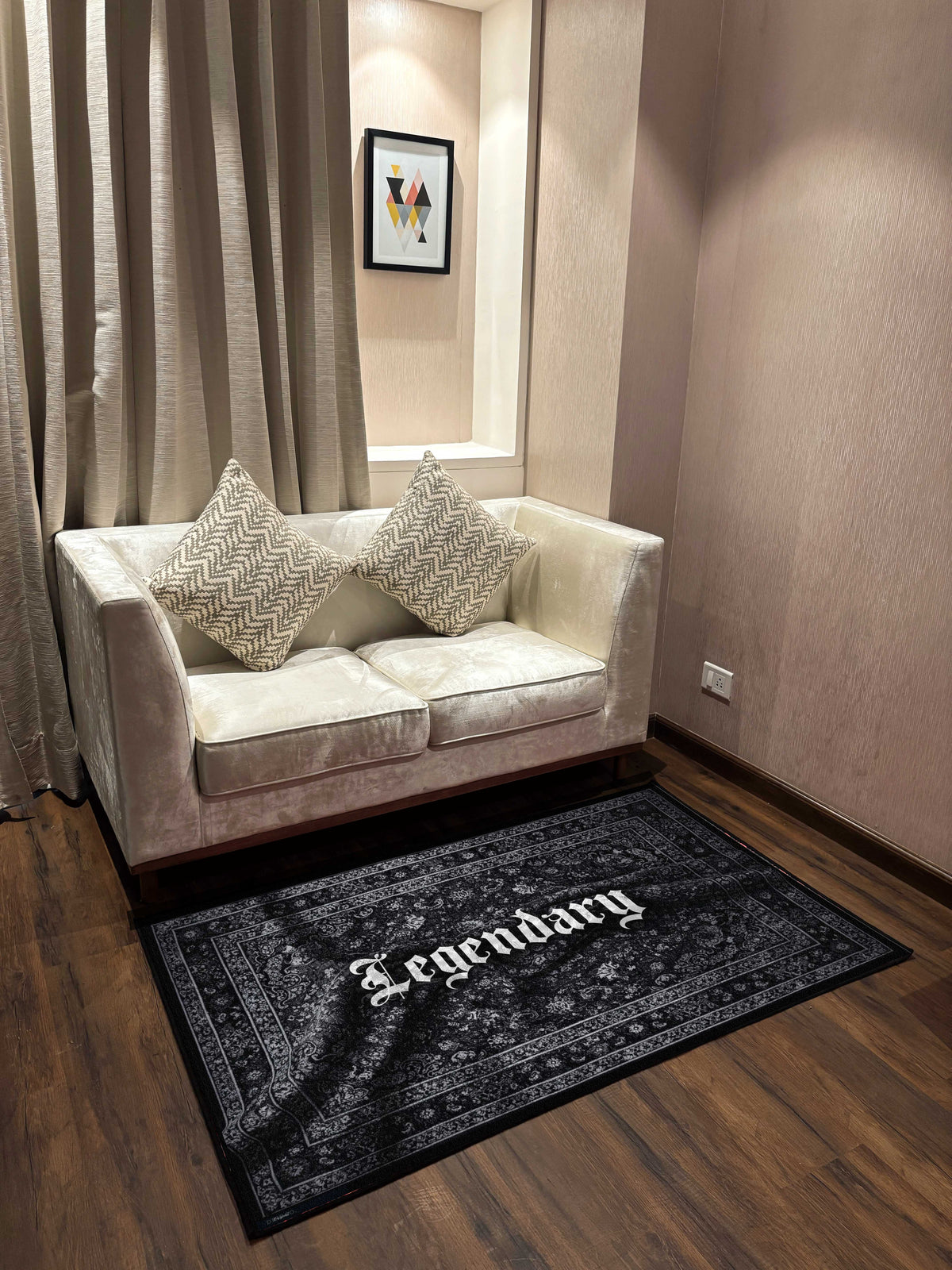 Legendary traditional design Washable Custom Rug by THE DRIP CO. RUGS