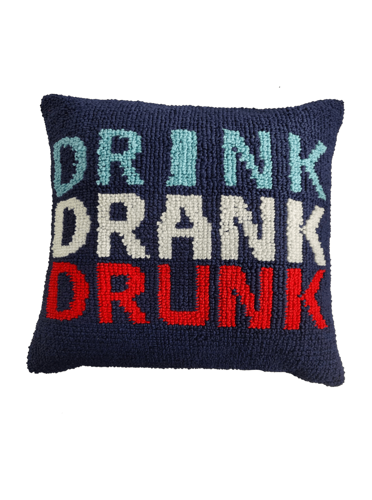 Drink Drank Drunk cushion cover by THE DRIP CO. RUGS